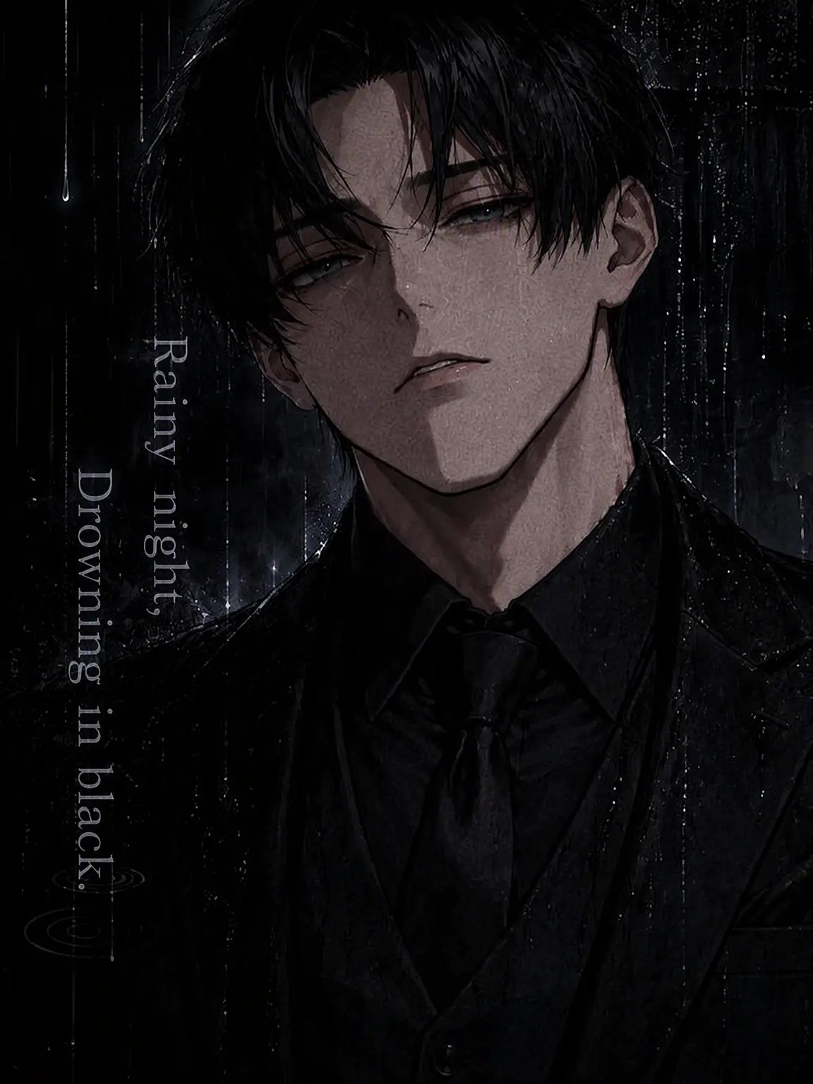 cxnll9의 Rainy Night, Drowning in Black.