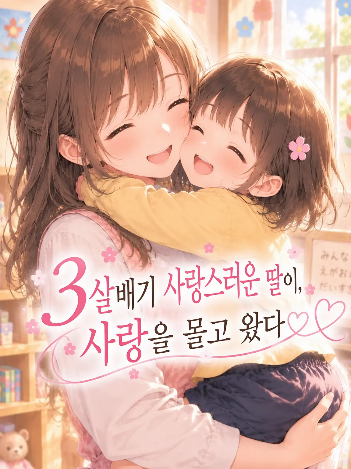 NagikousakaAI의 3살배기 사랑스러운 딸이 사랑을 가져왔다.