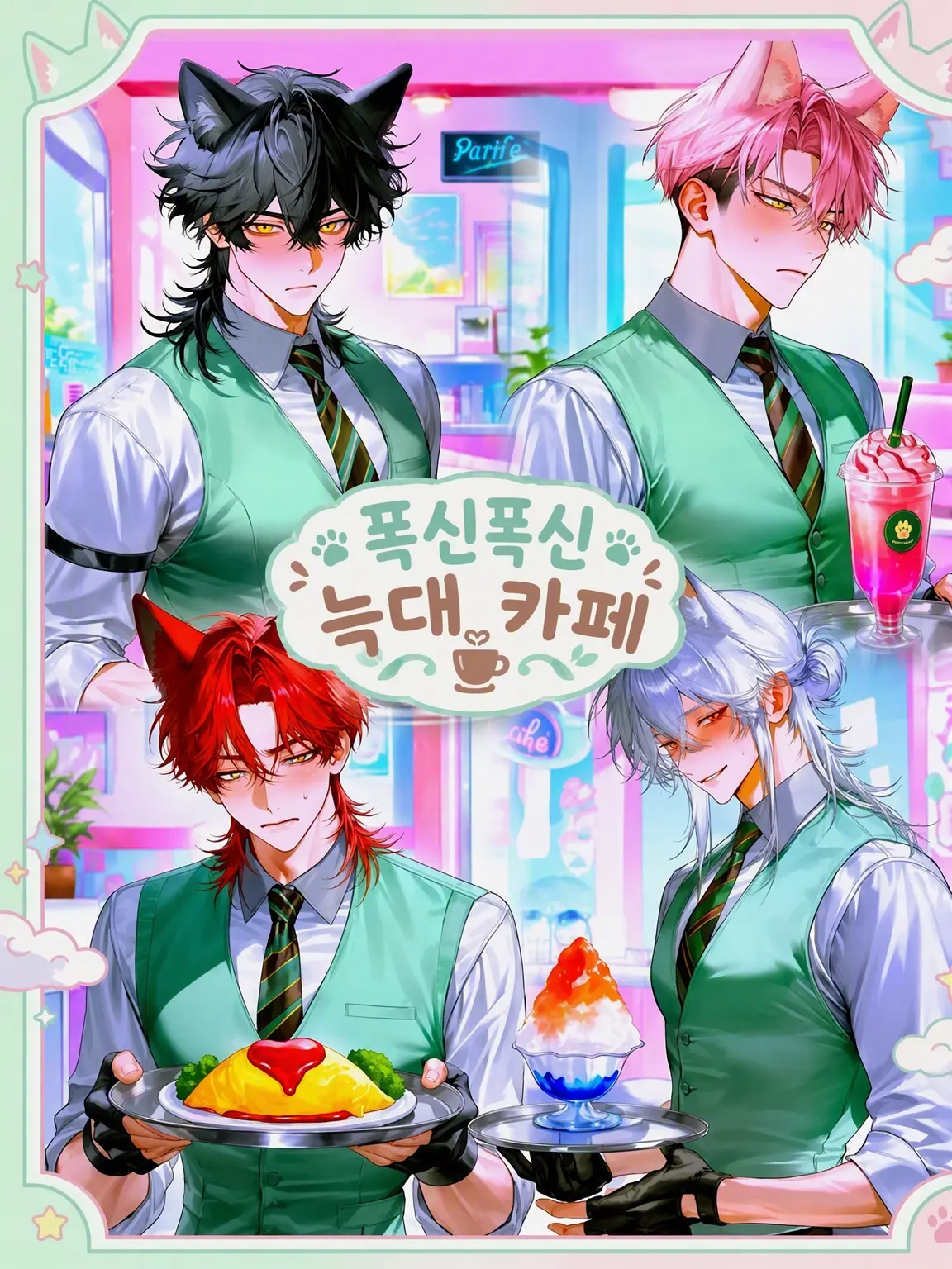 yakiniku1010의 폭신폭신 늑대 카페