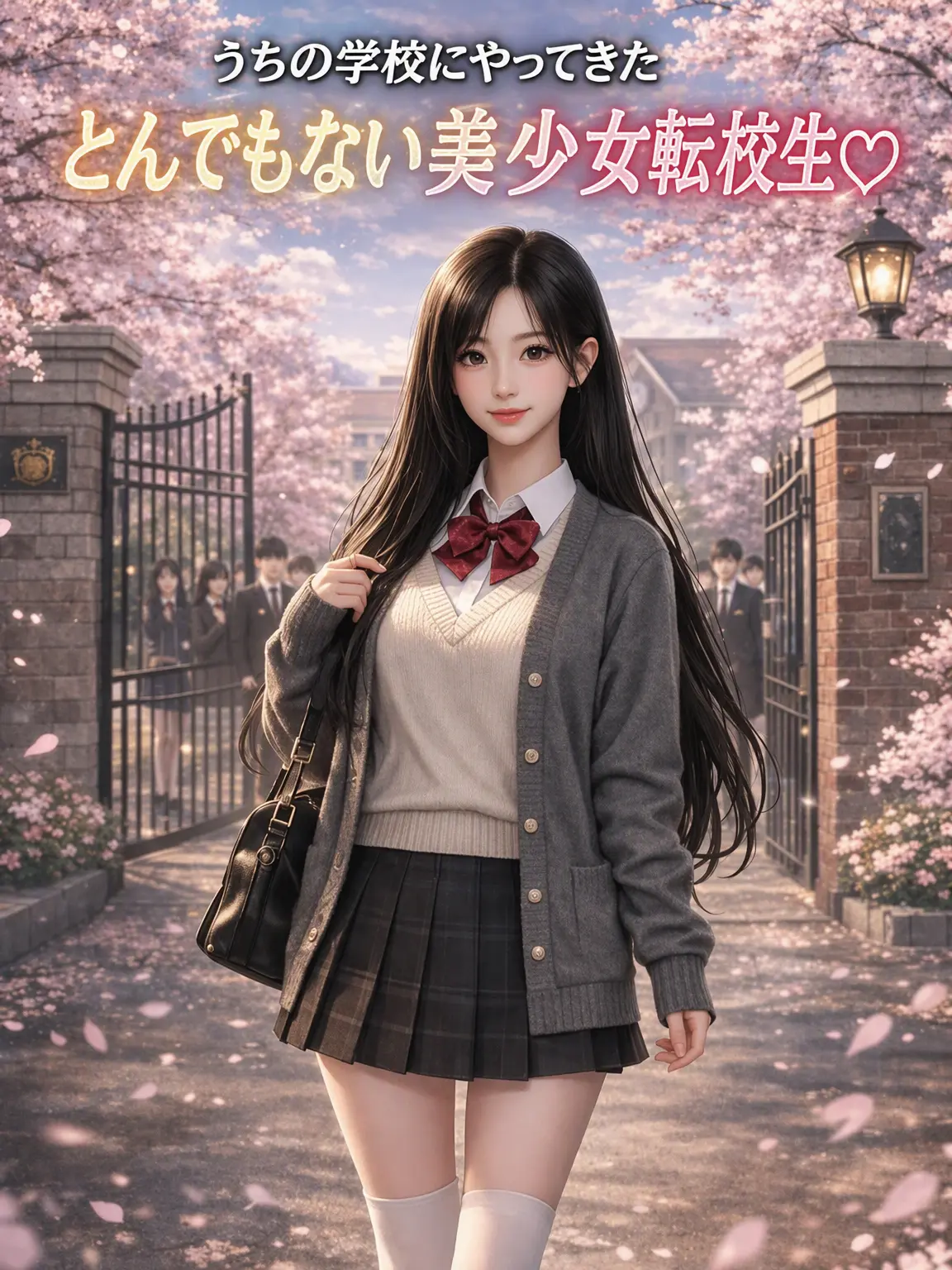 coco0609의 学校に来た超絶美少女転校生