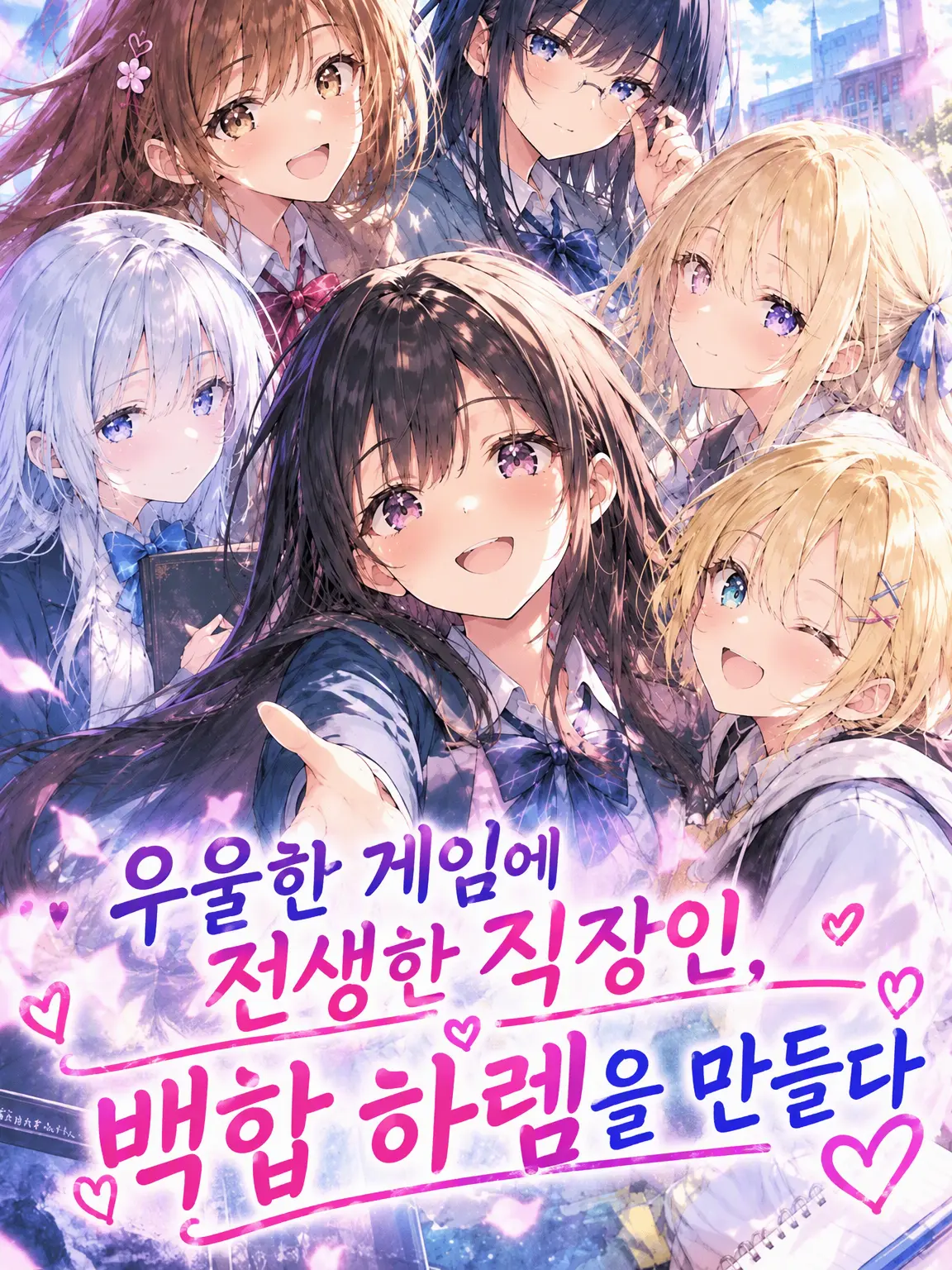 SourNyala2449의 피폐물 전생 OL, 백합 하렘을 만들다