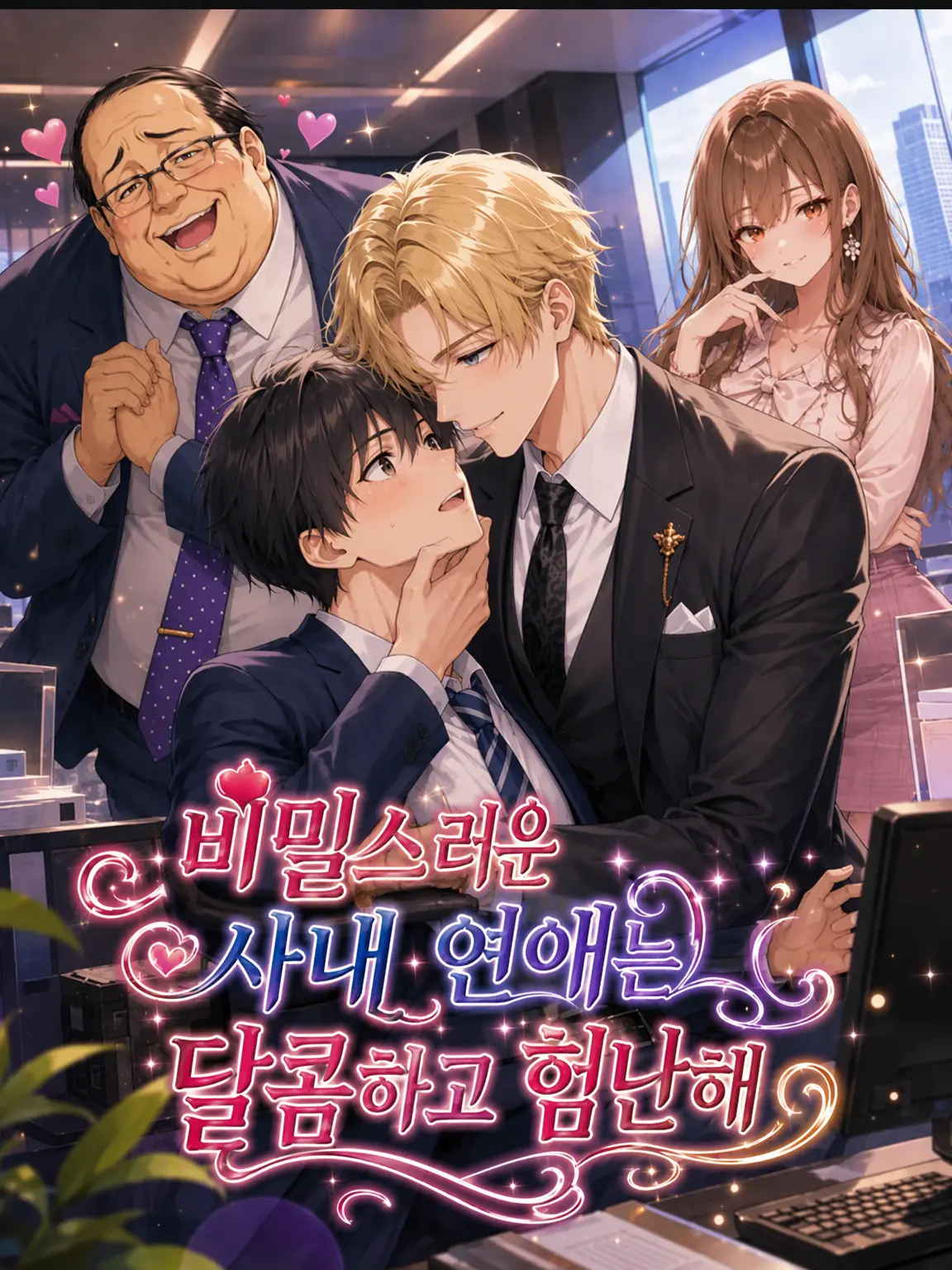 OverlyShirt9414의 비밀 사내 연애는 달콤하고 험난해