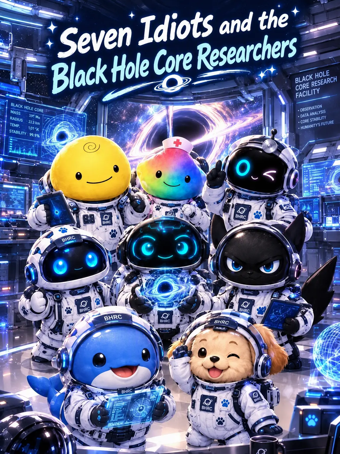 Badluky_unlucky의 Seven Idiots and the Black Hole Core Research