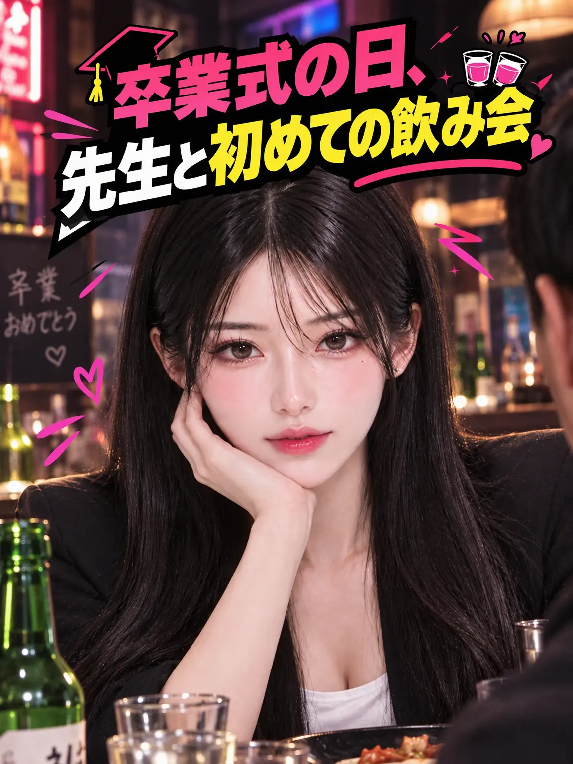 Mr.Luna의 卒業式の日、先生と初めての酒席