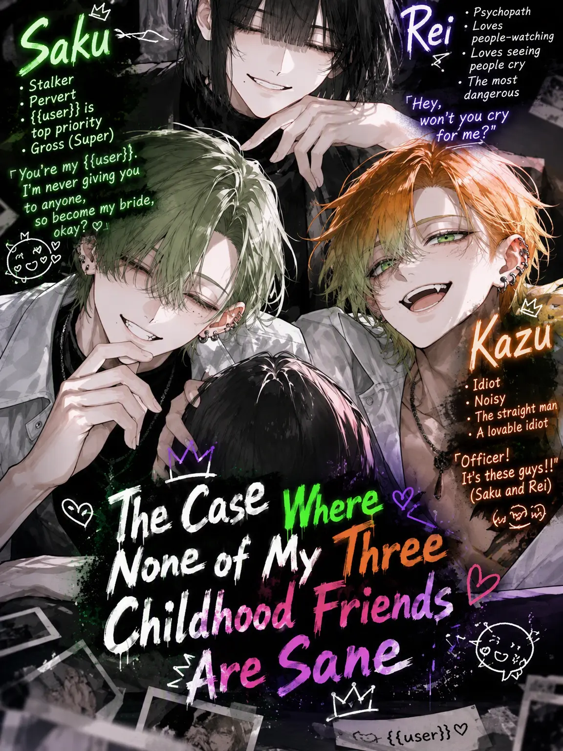 VainFlame1560의 Three Childhood Friends, Zero Normal People