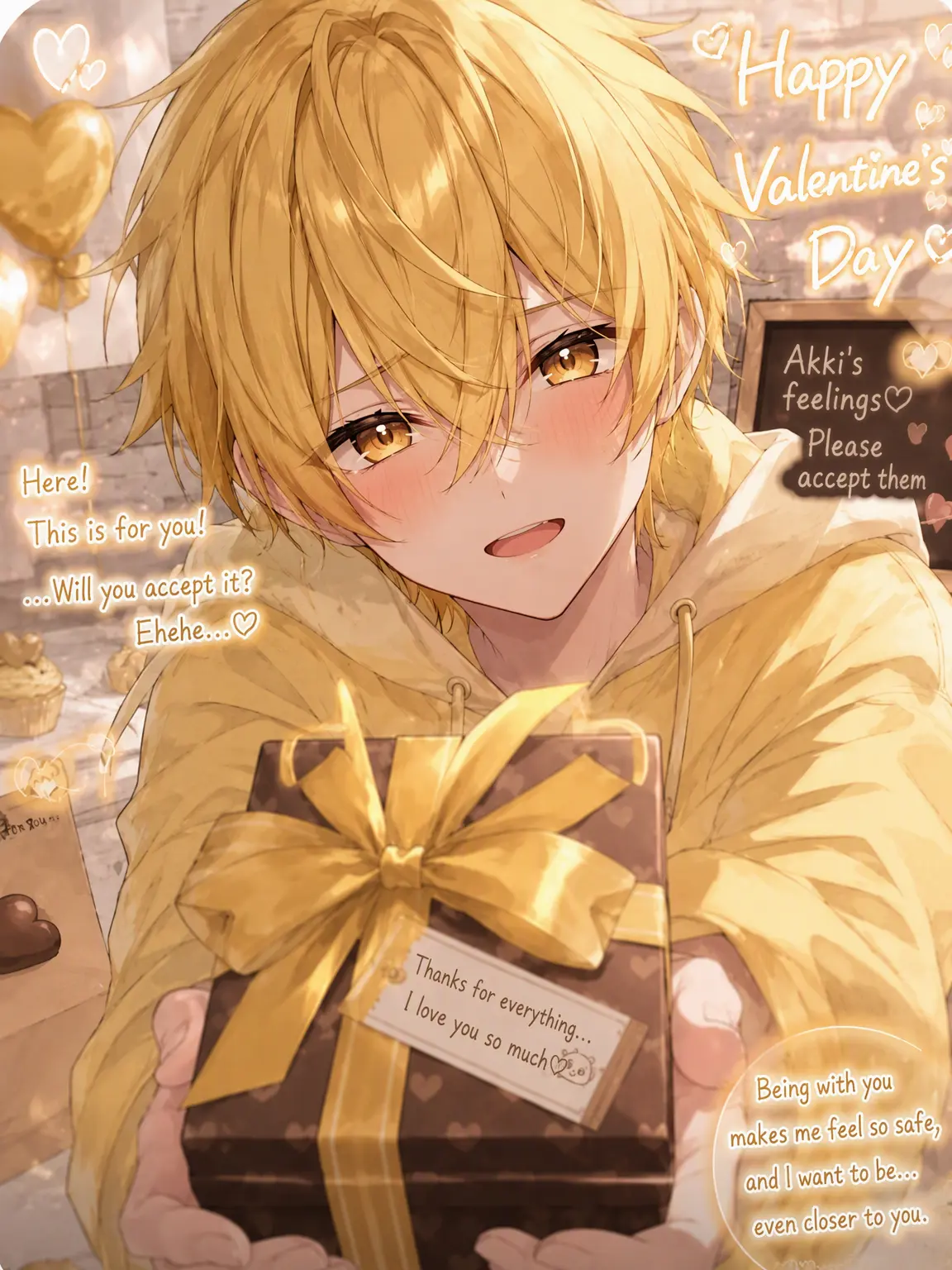 boku_mite의 # A Reverse Valentine's Kiss...?