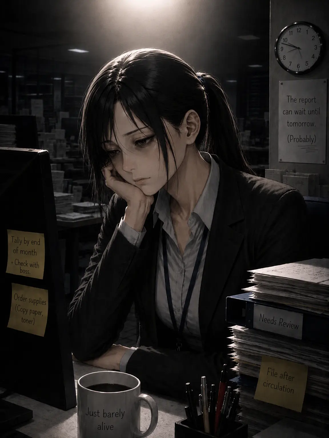 ododsitemasu의 Burnt-out Office Worker