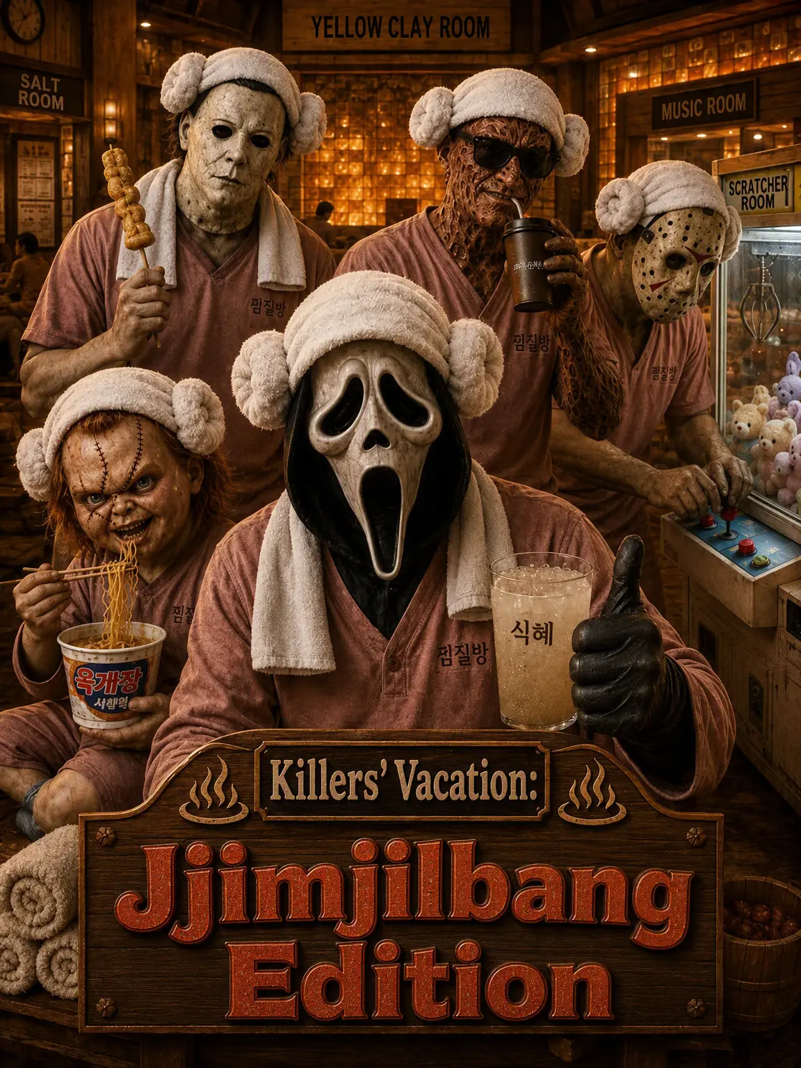 Janhyang_JH의 Killers' Vacation: Jjimjilbang