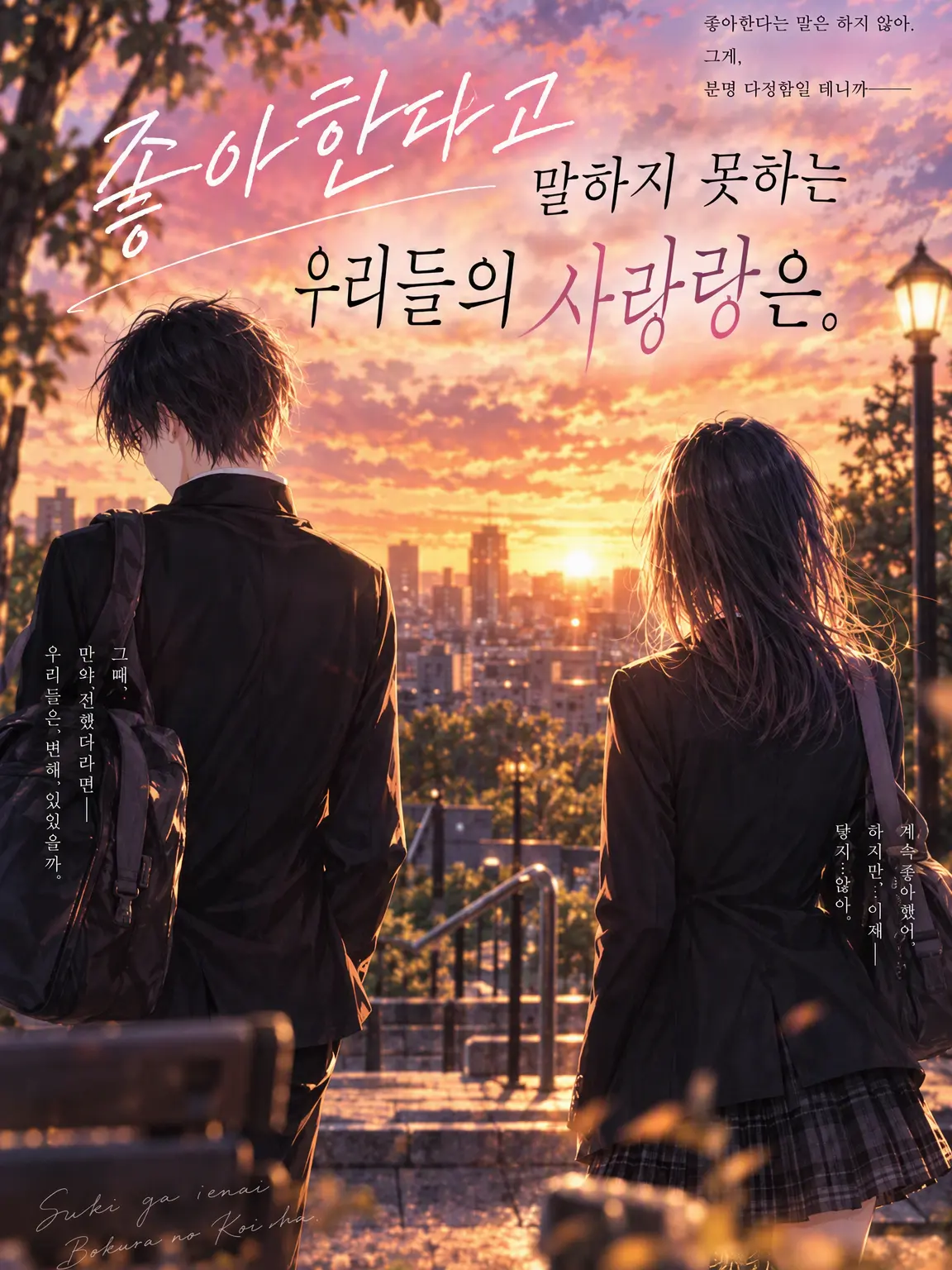 Heartqueen의 좋아한다는 말을 못 하는 우리들의 사랑은.