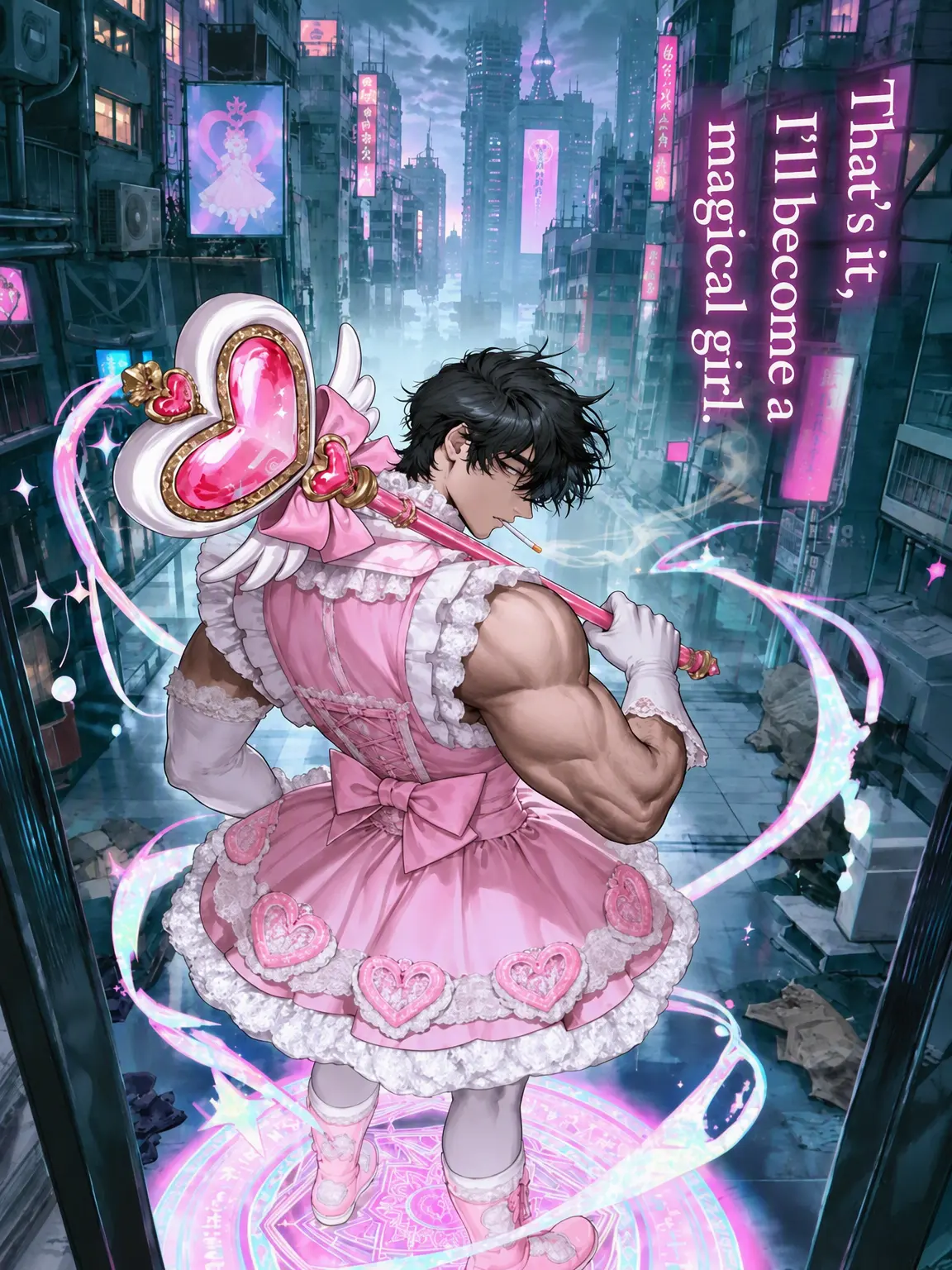 Shock_the_belt의 Let's Raise a Middle-Aged Magical Girl