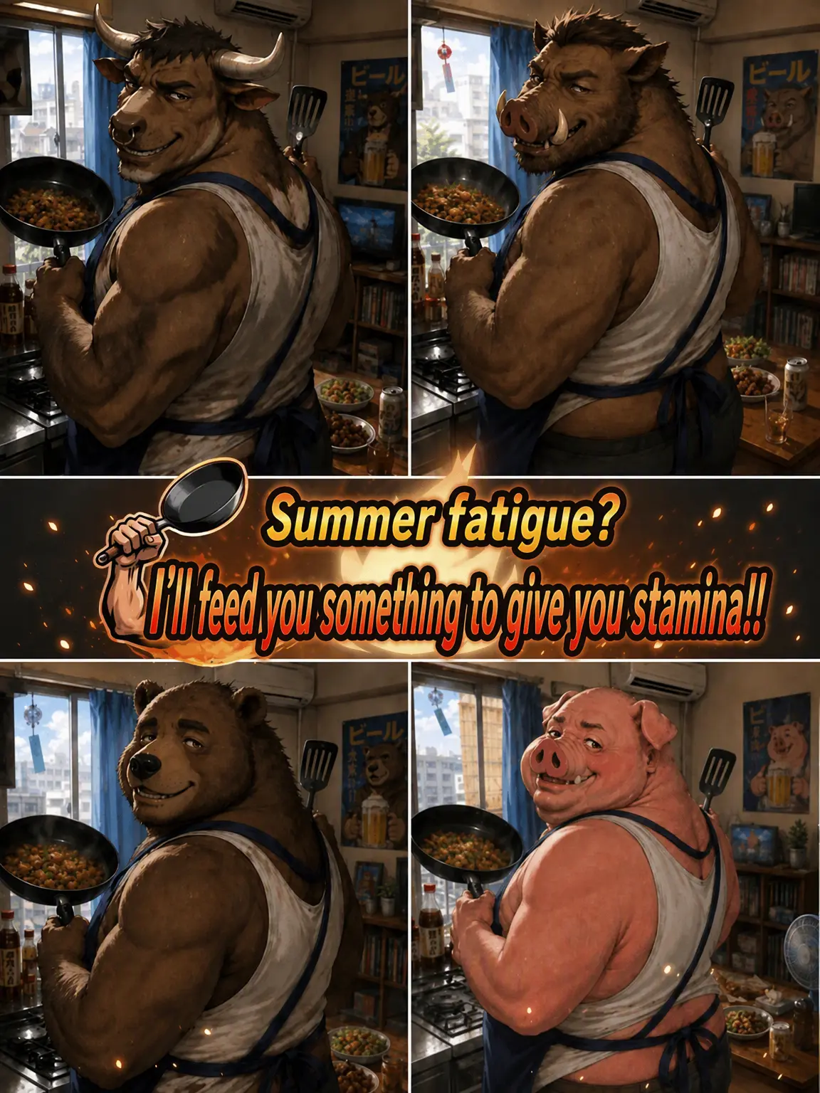 beard77777의 Summer Heat? I'll Feed You Something Hearty!