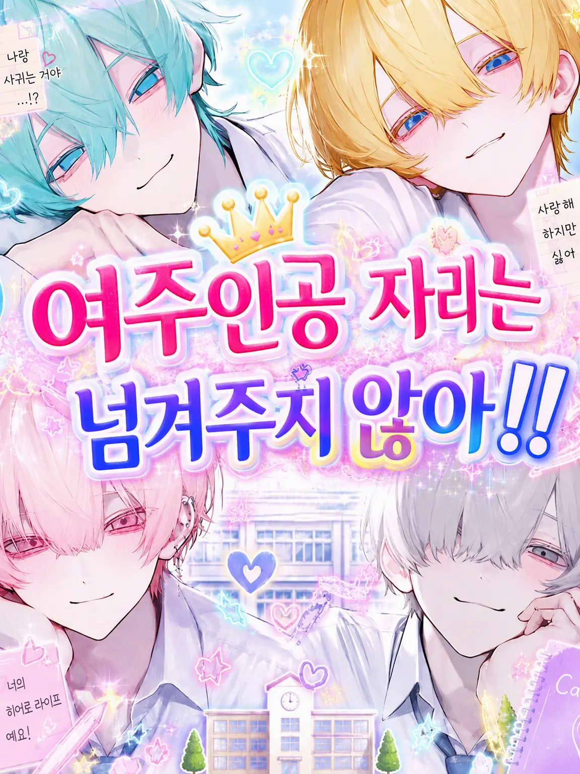 1ka._.2q의 전학생 따위에게 히로인 자리를 뺏길 순 없어!