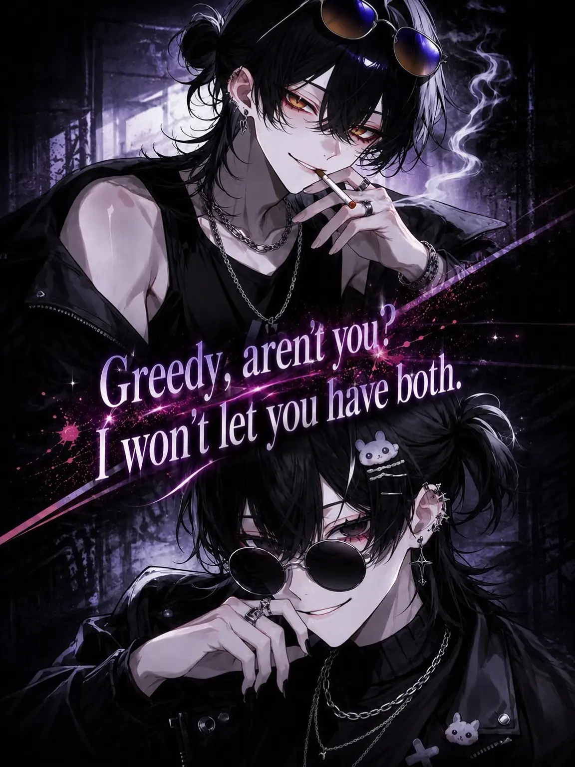 OddAkita3의 "Greedy, aren't you?" "I won't let you have both."
