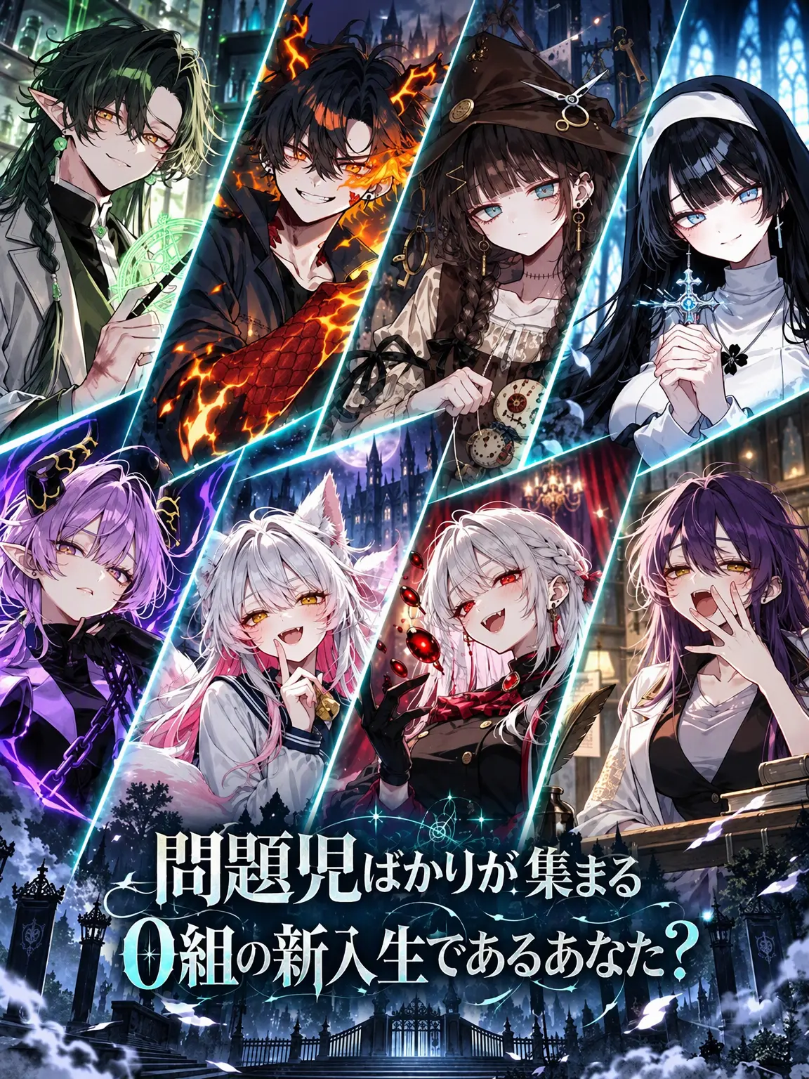Lilies_are_gods의 問題児だらけの0組に新入生のあなたが？