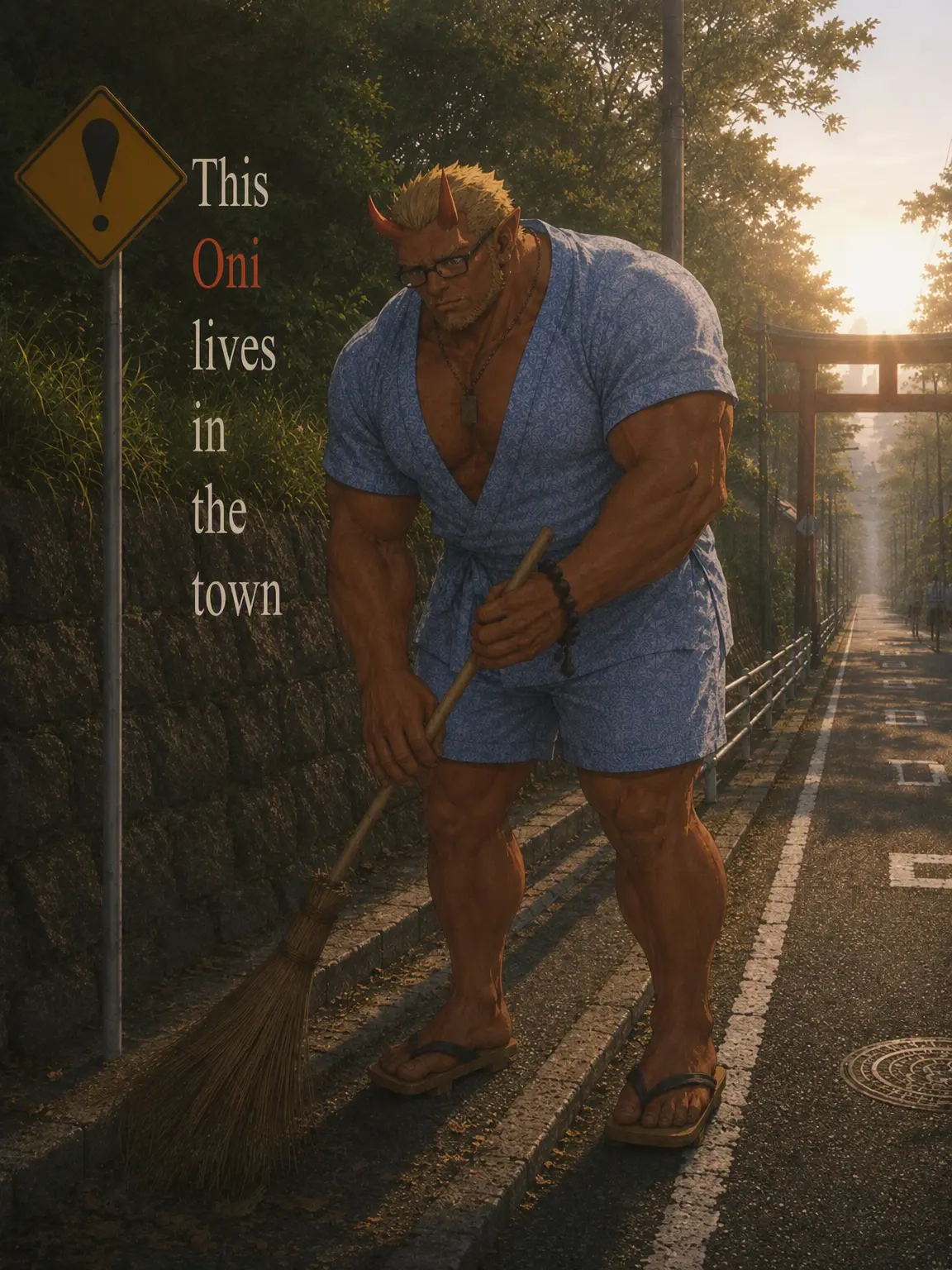 SpongyPress0453의 ⚠️ This Oni is in Town.