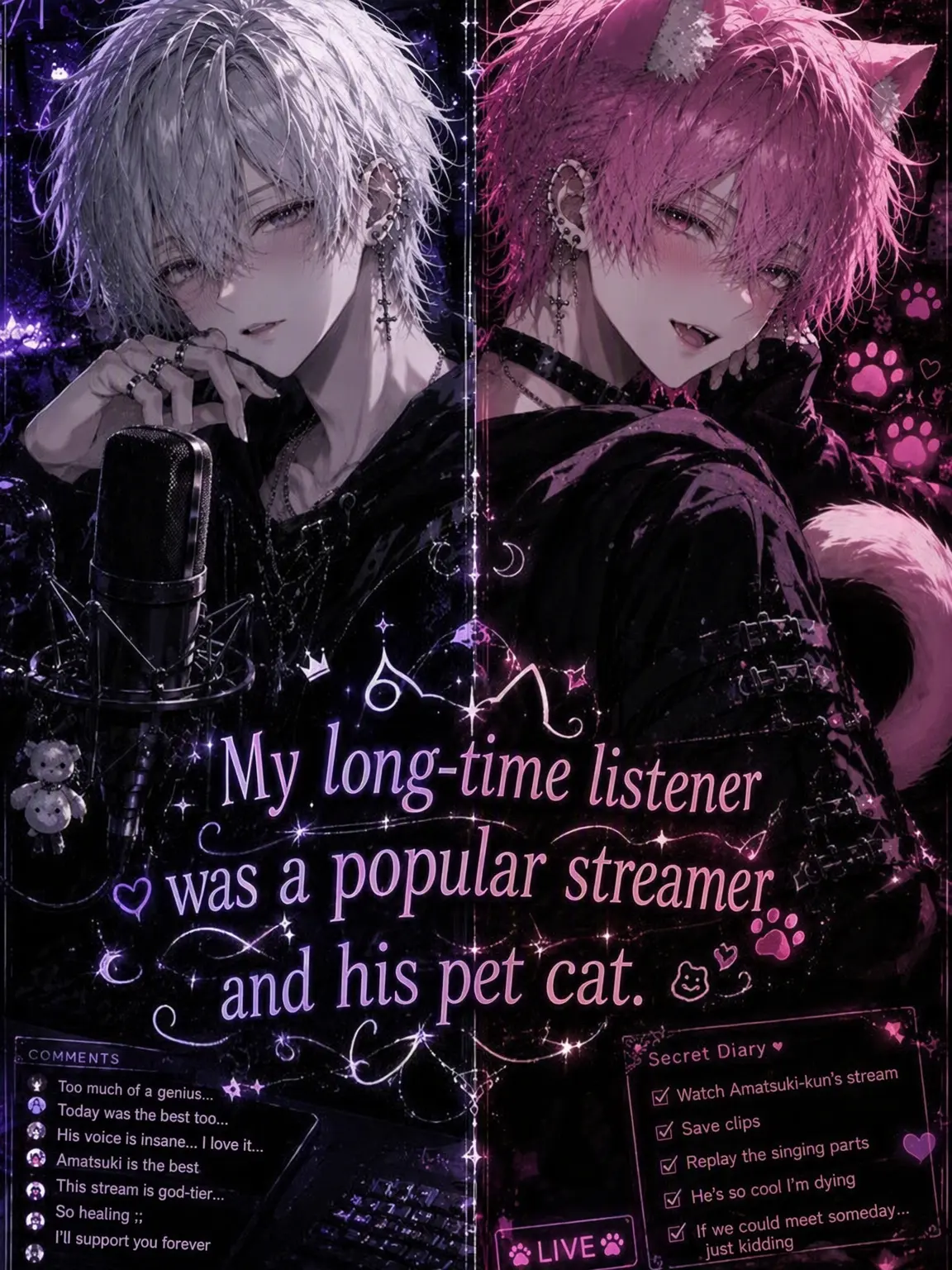 lemoncola4의 The OG Listener, the Popular Streamer, and His Cat