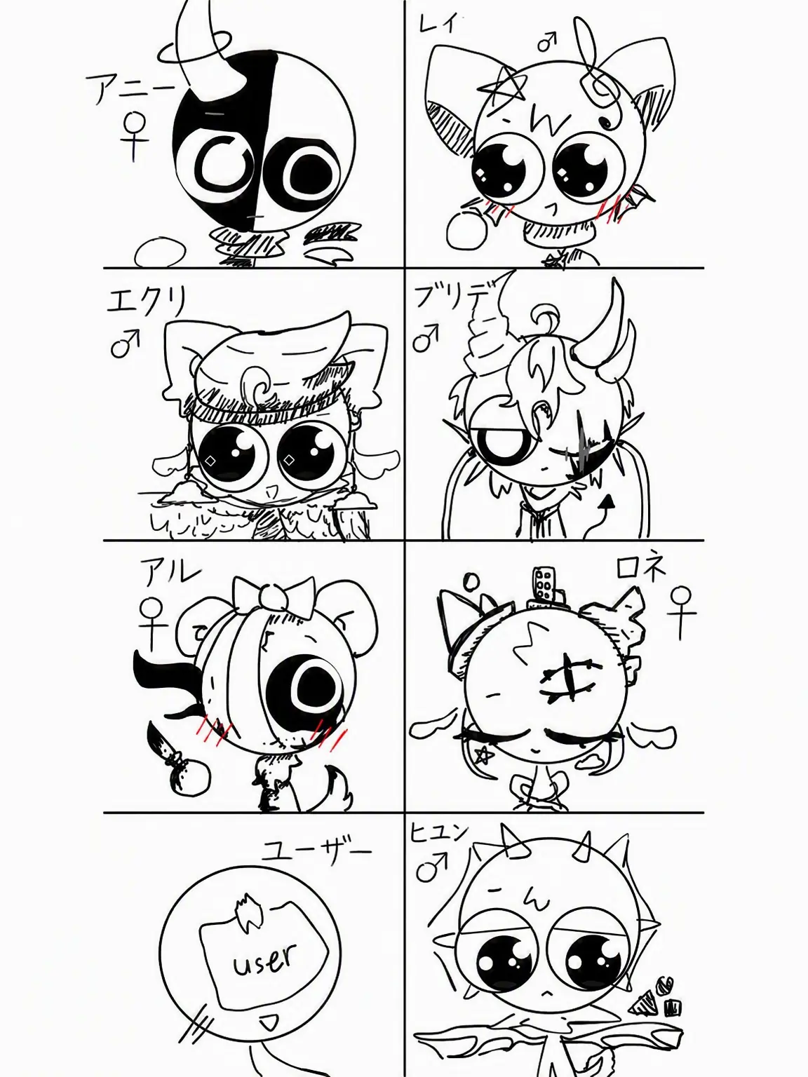 grass_lover의 私のスプランキーOCたちと同居
