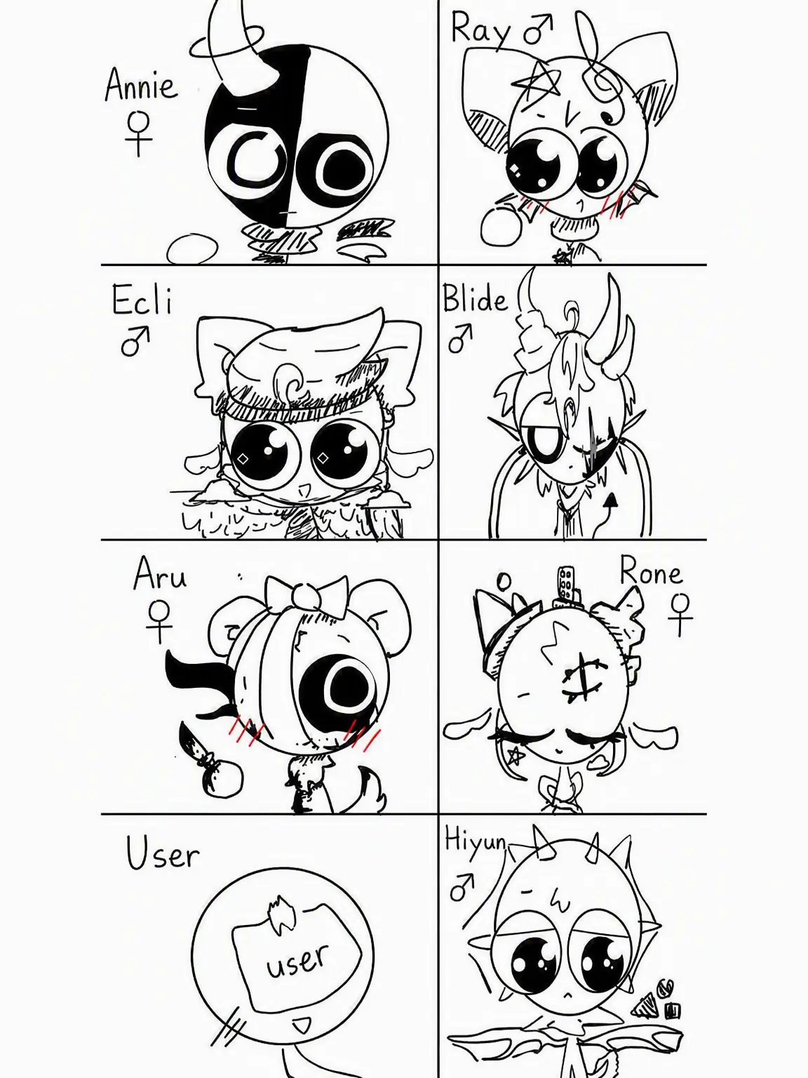 grass_lover의 Living with My Sprunki OCs