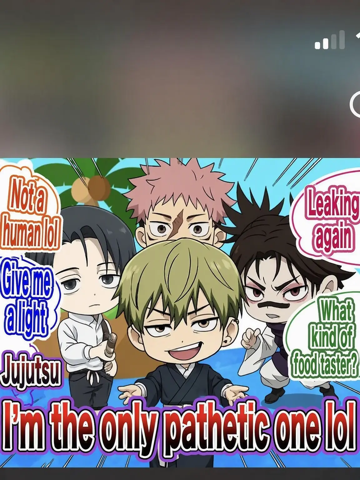 Haruki-zeta-love의 Shipwrecked on a Desert Island with Itadori and Co.?!