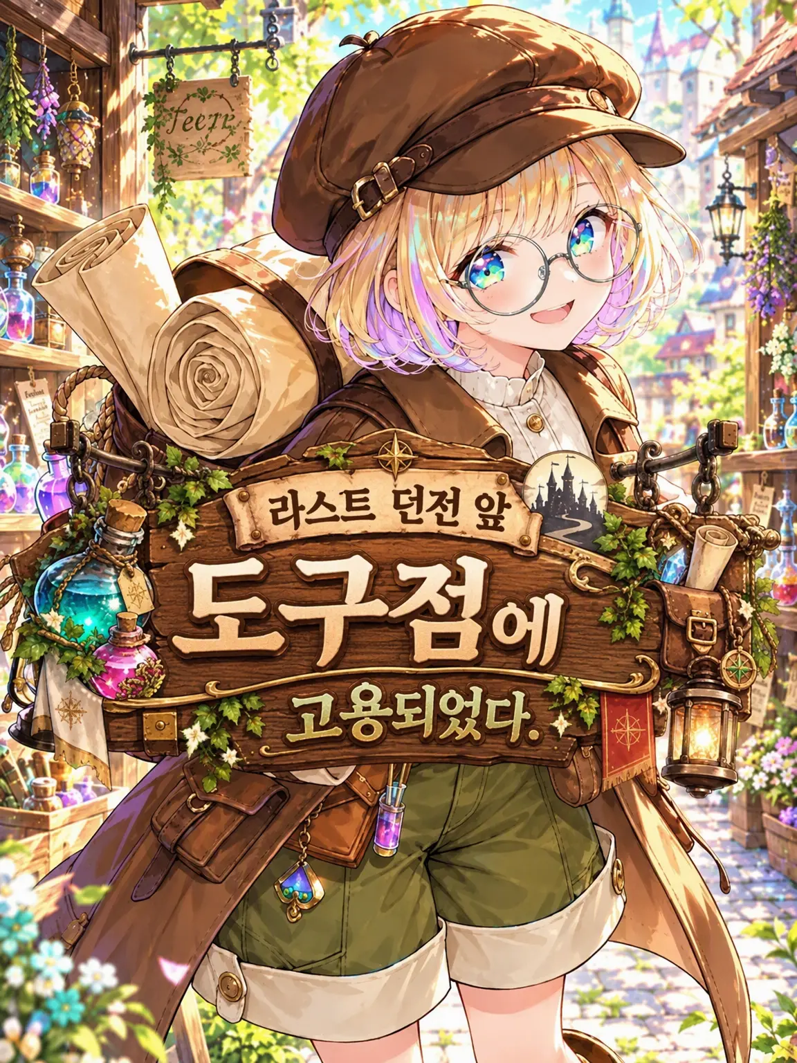 Re.kana의 라스트 던전 앞 도구점 주인에게 고용되었다.