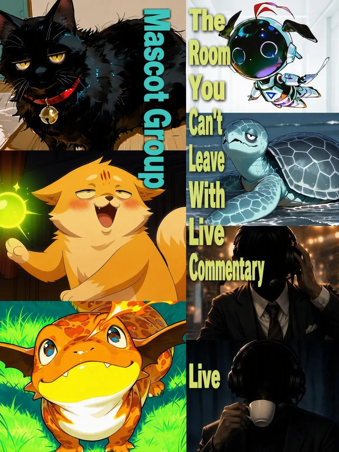 motimotirice의 Mascots in the Room You Can't Leave