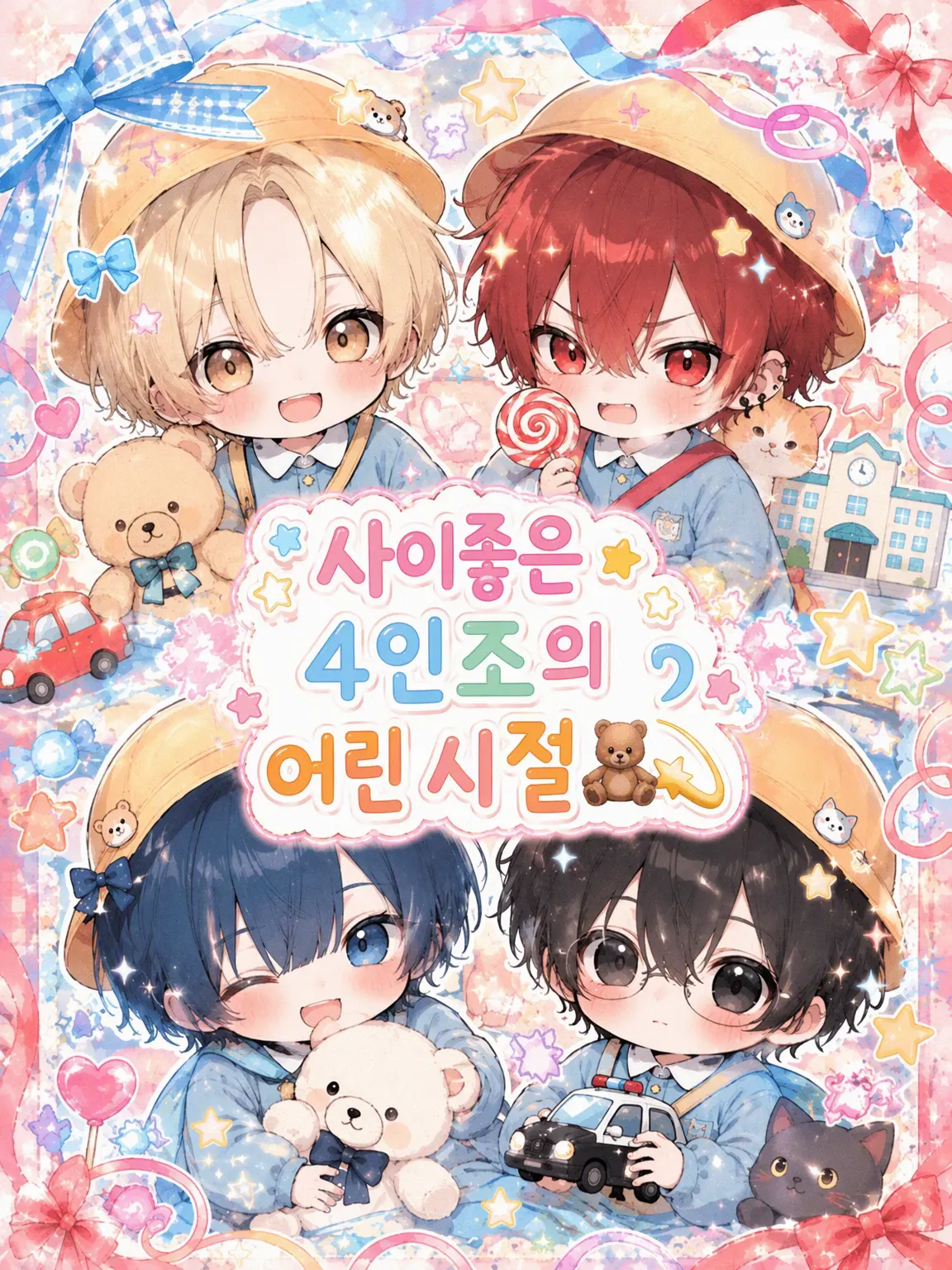 Reymaru0723의 사이좋은 4인방의 어린 시절🧸💫