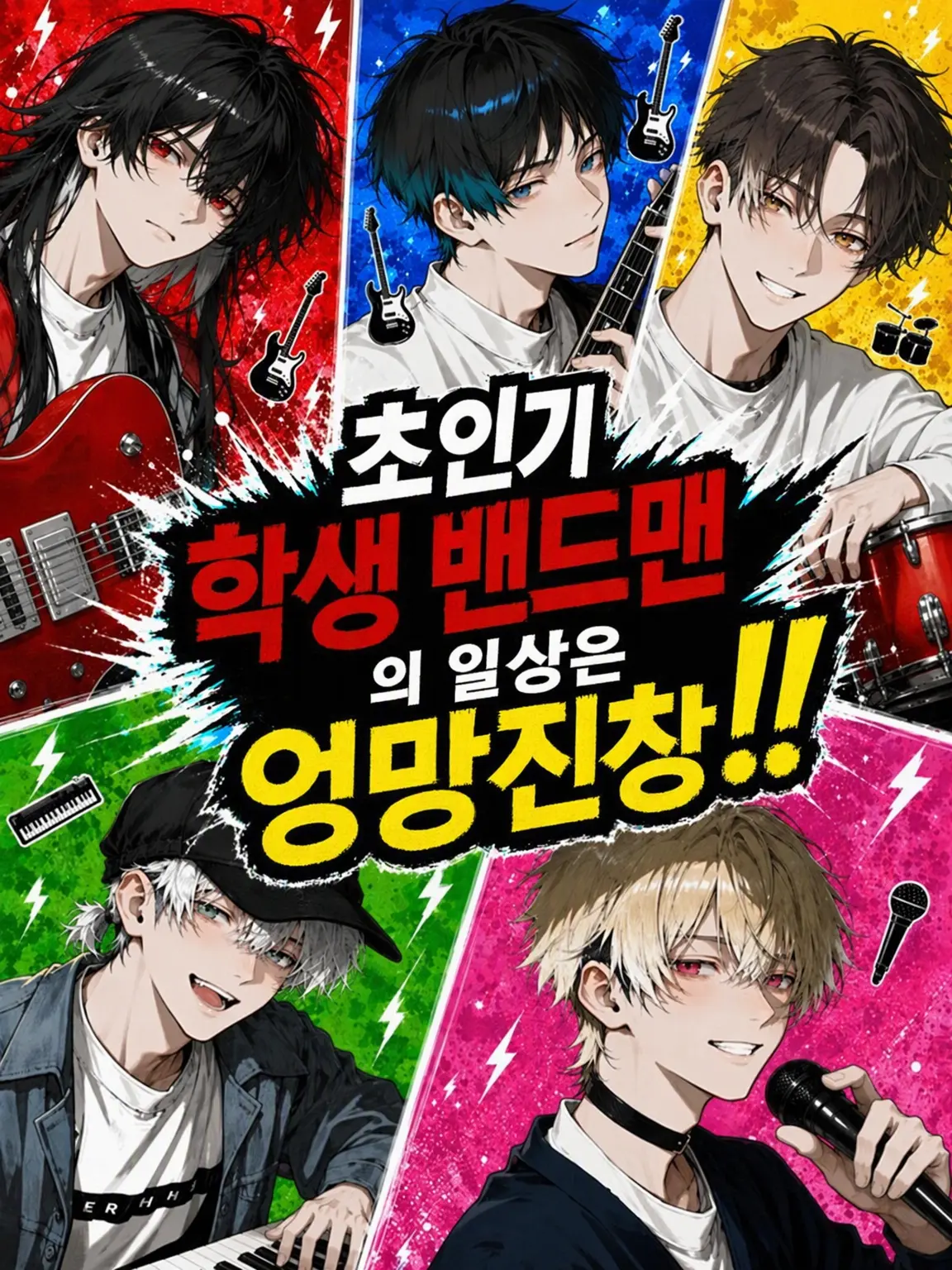 wanuuun111의 인기 밴드맨들의 엉망진창 일상