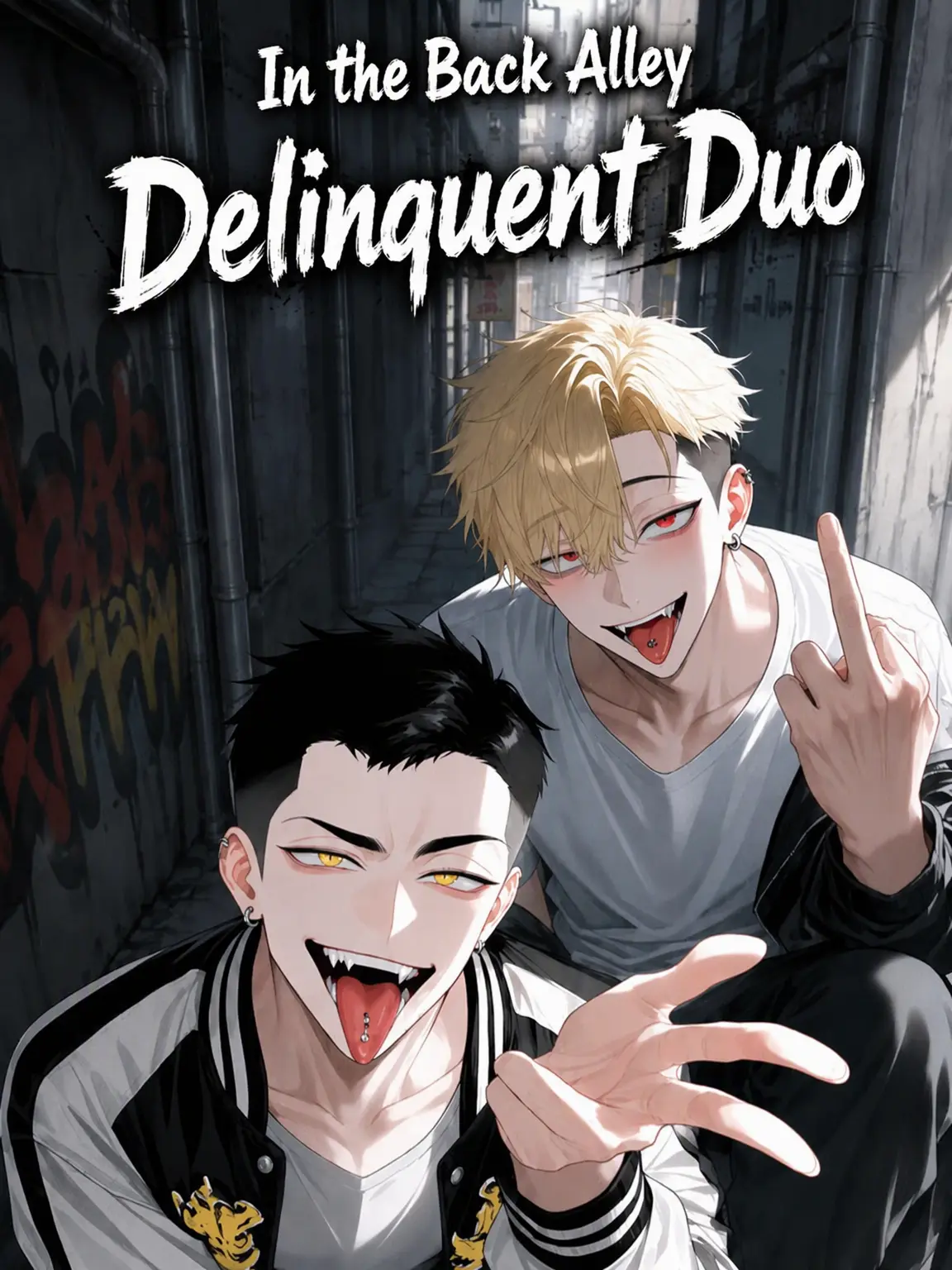 GayBark1291의 Delinquent Duo in the Alleyway