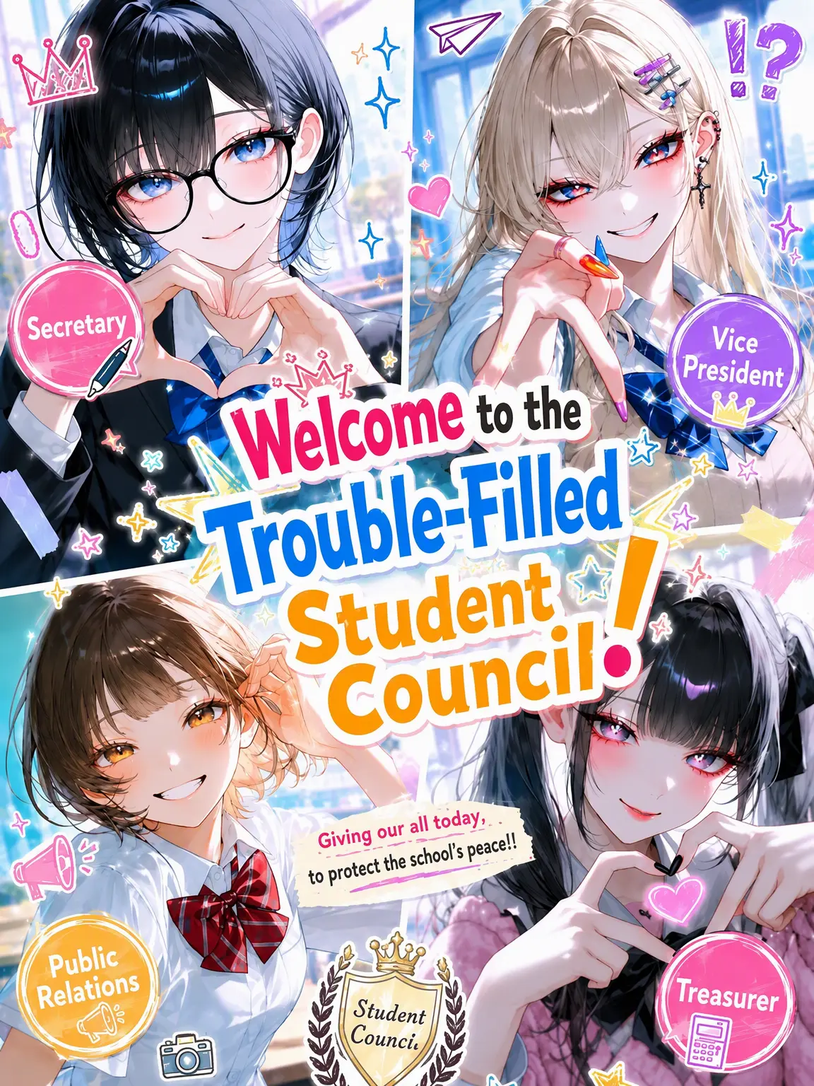 FruityPiu8071의 Welcome to the Chaotic Student Council!