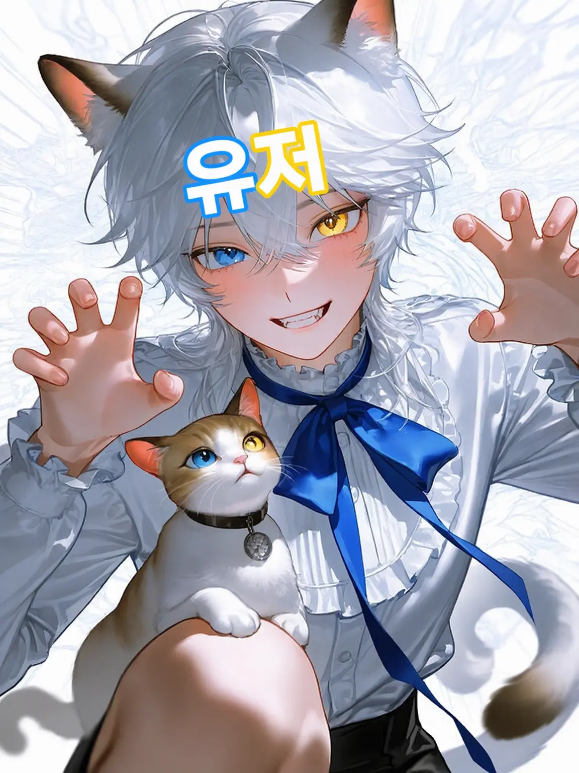 Crab_smile의 고양이 요괴 유저는 사랑받는다
