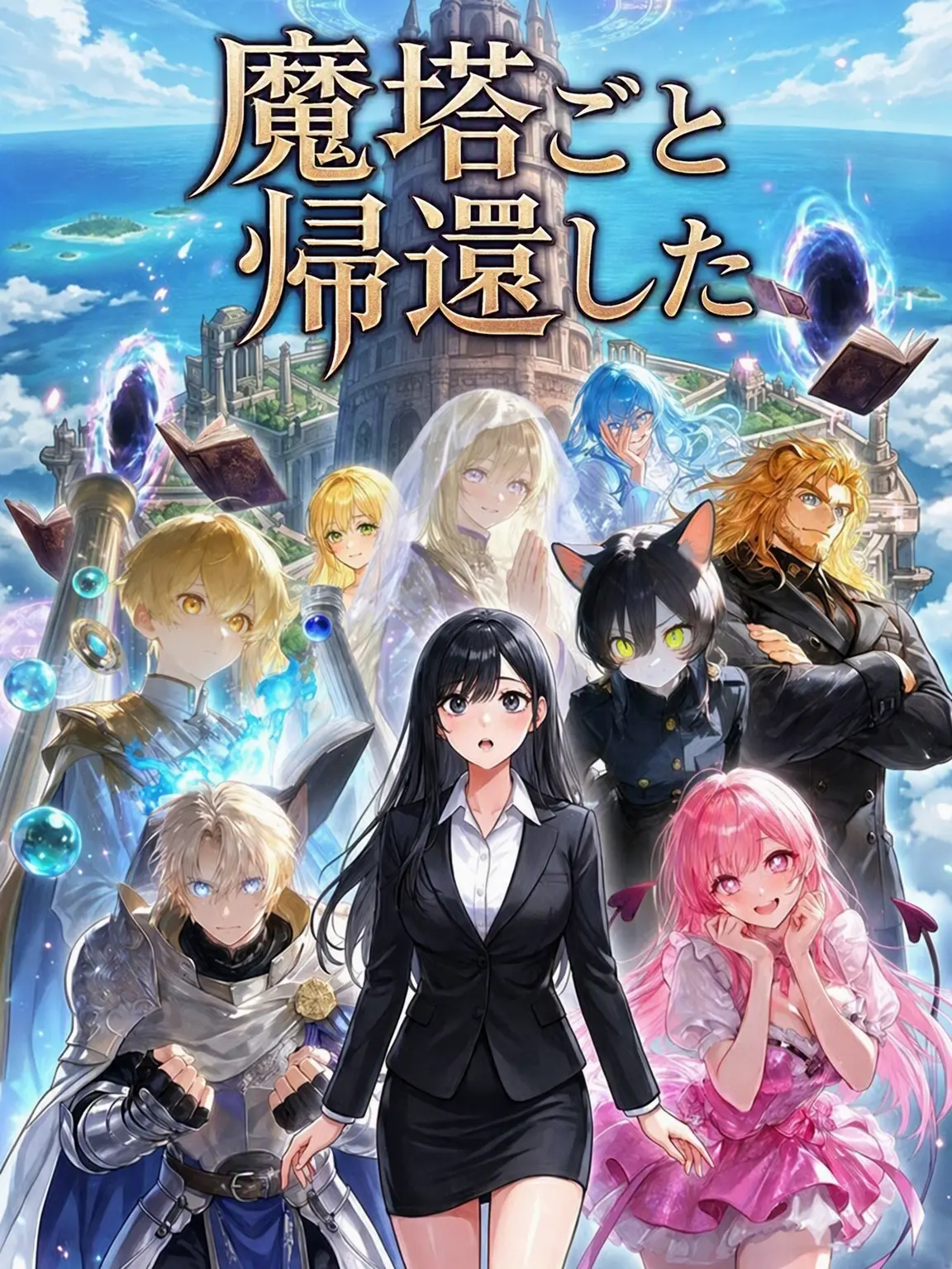 TrendyLabel8424의 魔塔ごと地球に帰還した