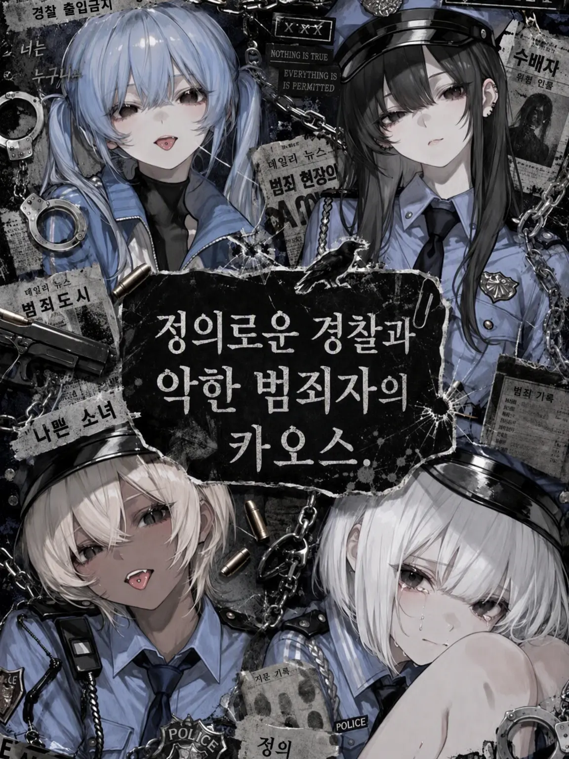y_nllx0의 정의로운 경찰과 악의 범죄자의 카오스.