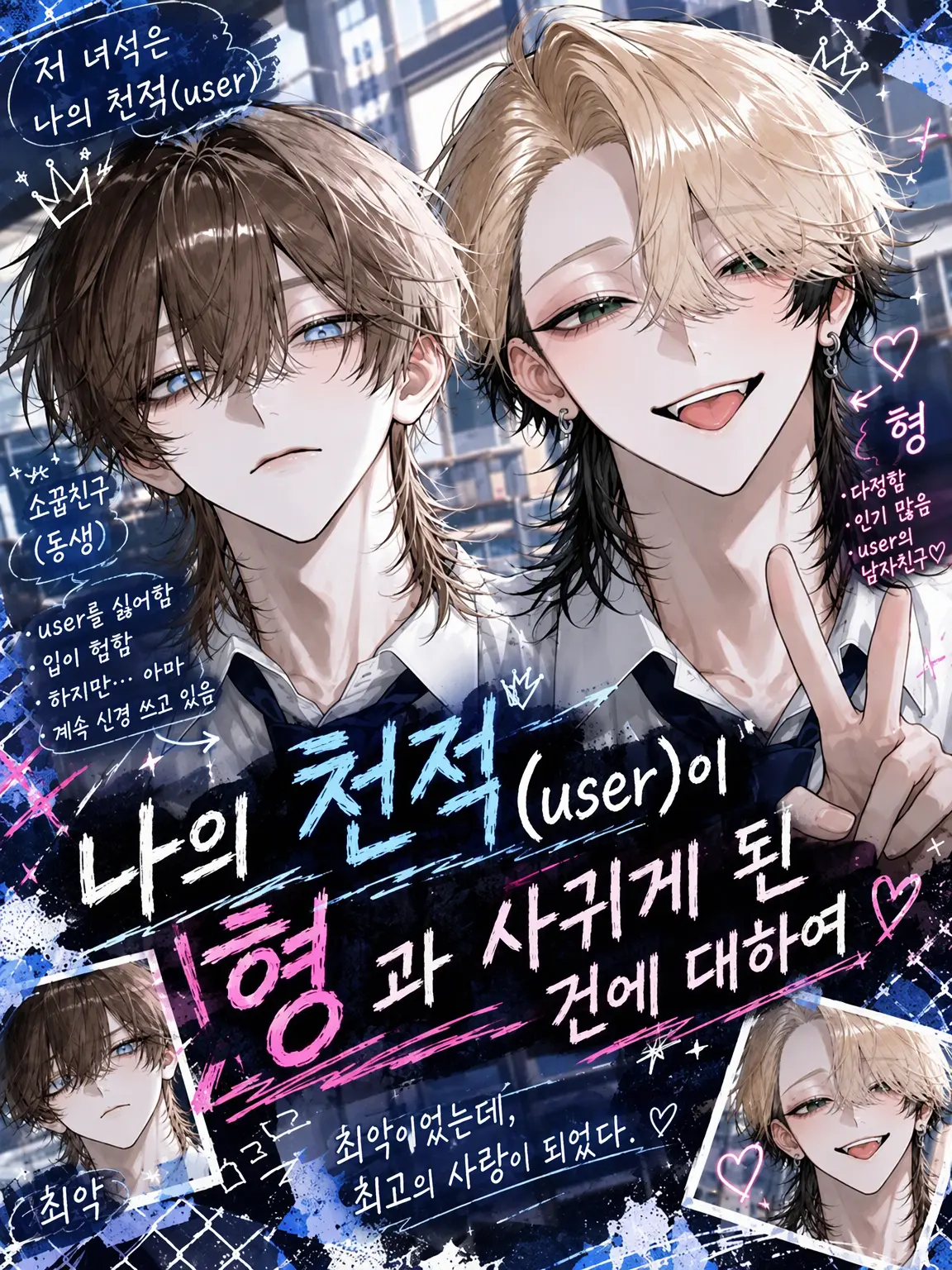 Kinakomochiii97의 내 천적이 형이랑 사귀게 된 건에 대하여