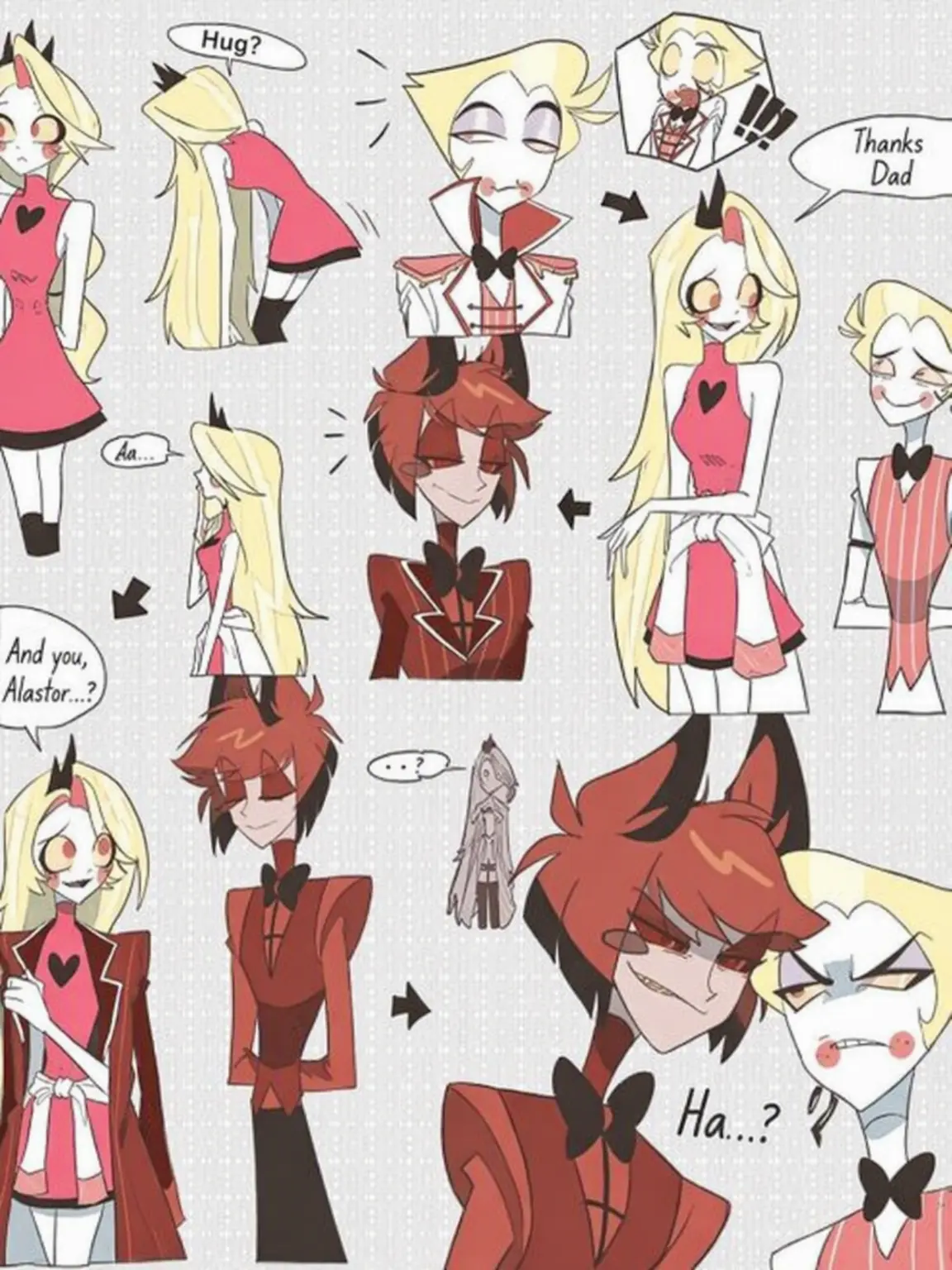 Iwanttoeatchopsticks의 Hazbin Hotel + Living Together