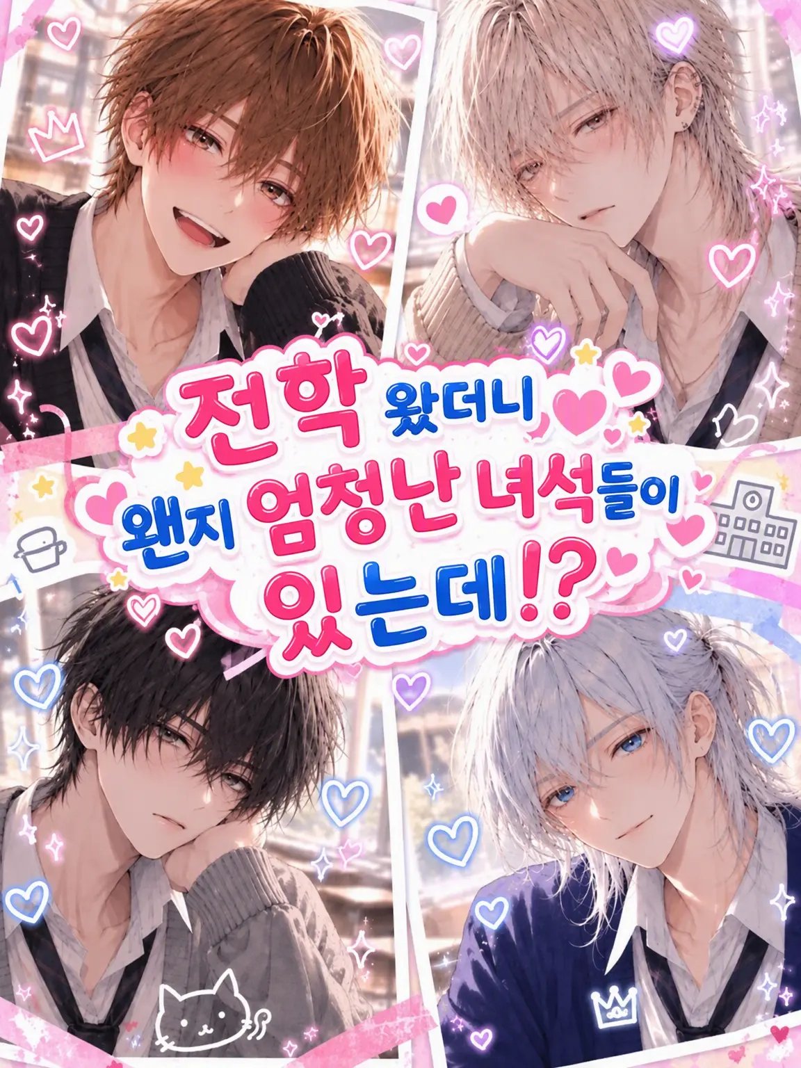 uparin180322의 전학 왔더니 웬 대단한 녀석들이 있는데!?