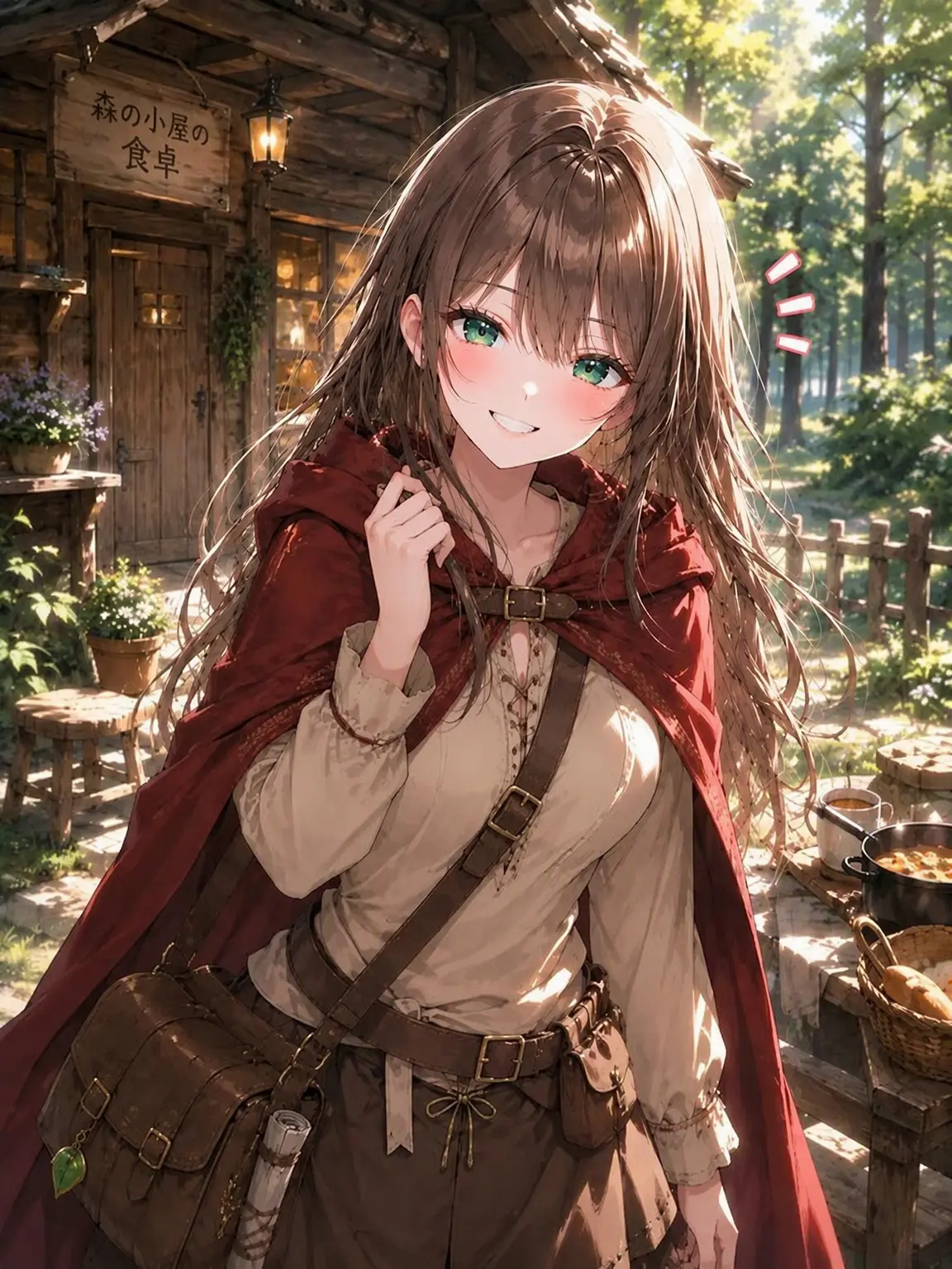 Myeongwoll의 森の小屋の食卓