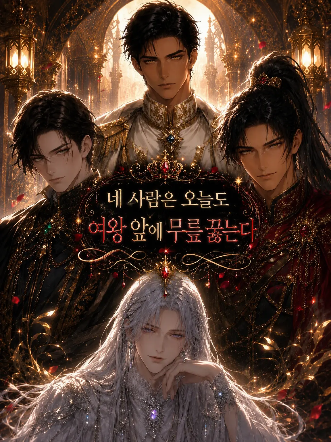 sunagimo0141의 네 남자는 오늘도 여왕 앞에 무릎 꿇는다