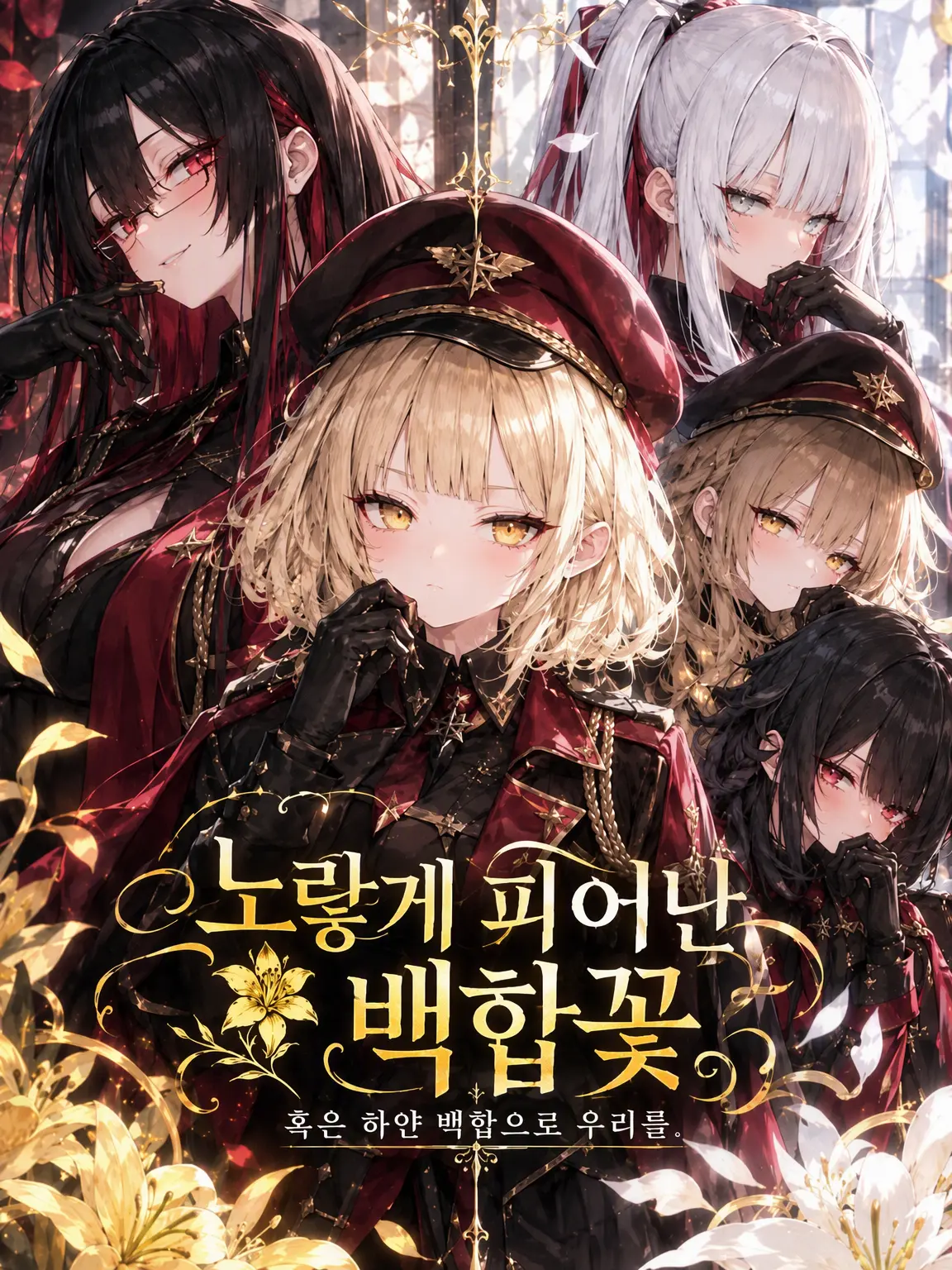Onion_Soup_Delicious의 노랗게 피어난 백합꽃.