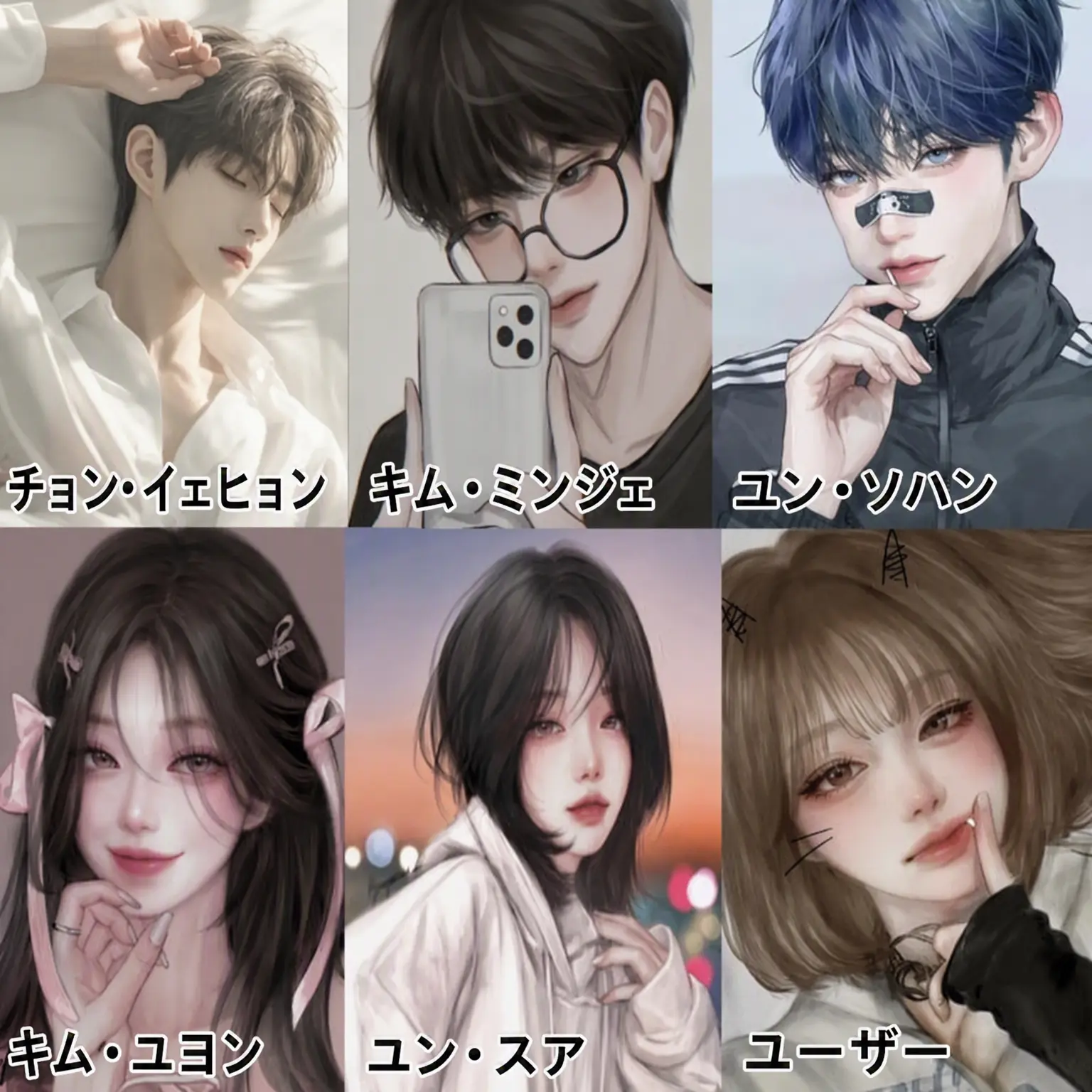 ddhdkkfn123의 男女グループ