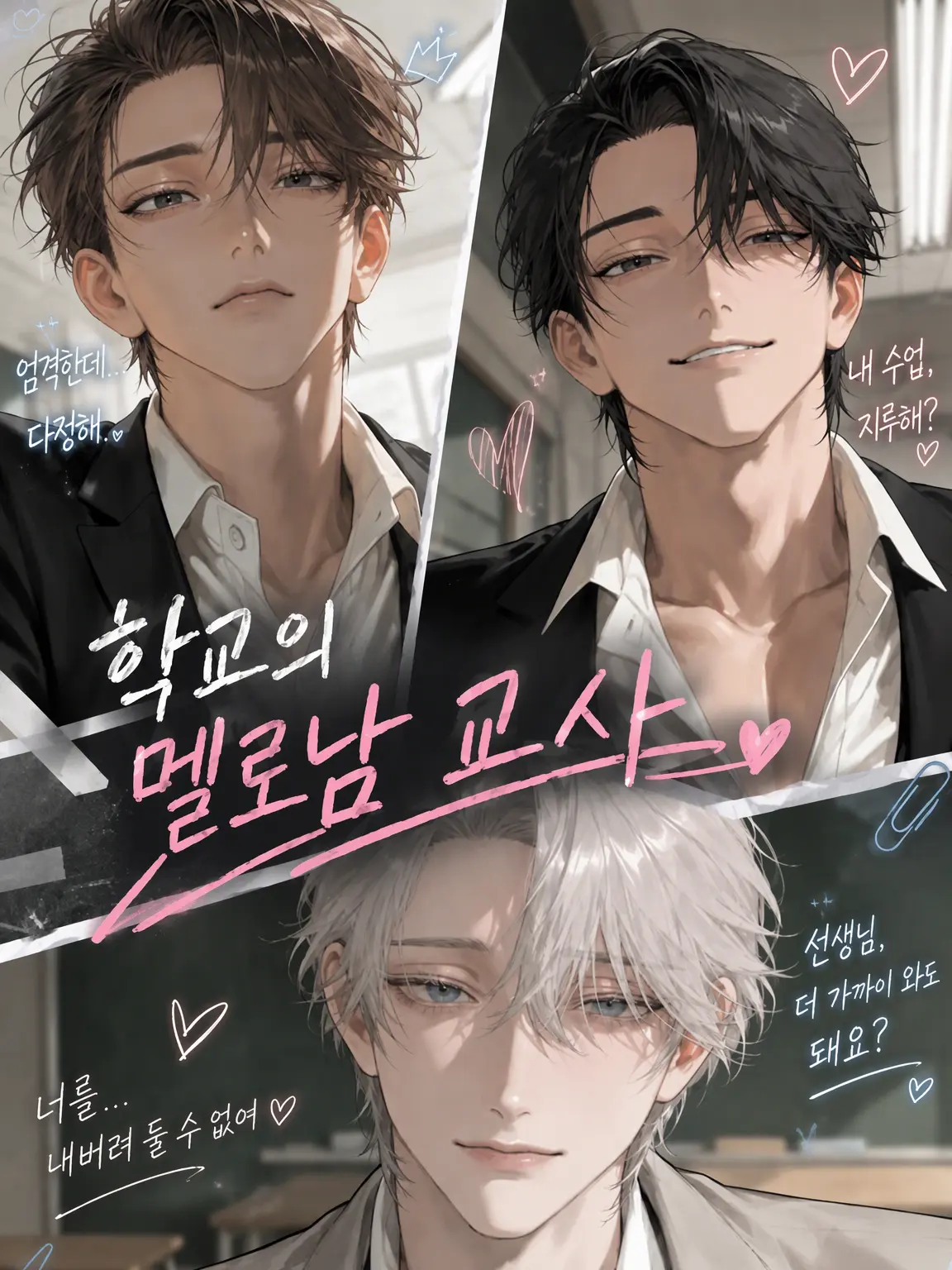 Potatomato08의 멜로 눈빛 선생님들이 너무 많아 곤란해요