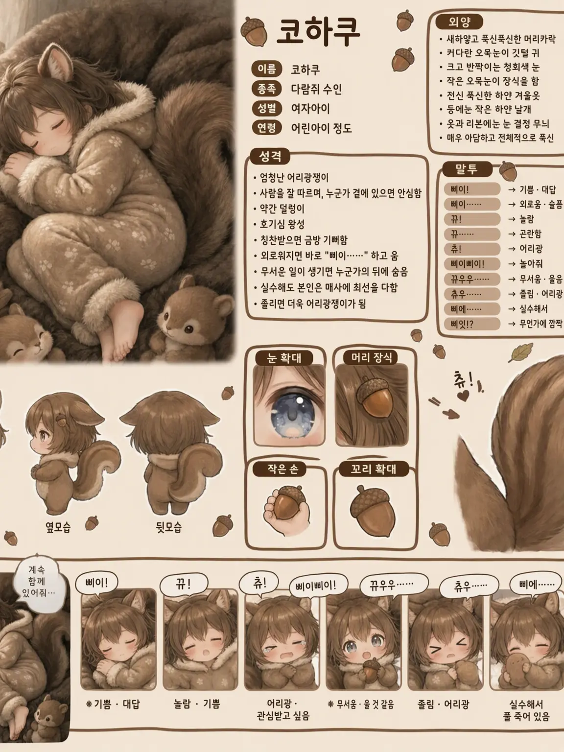 LANYUBEIIYO의 작은 다람쥐가 버려져서……