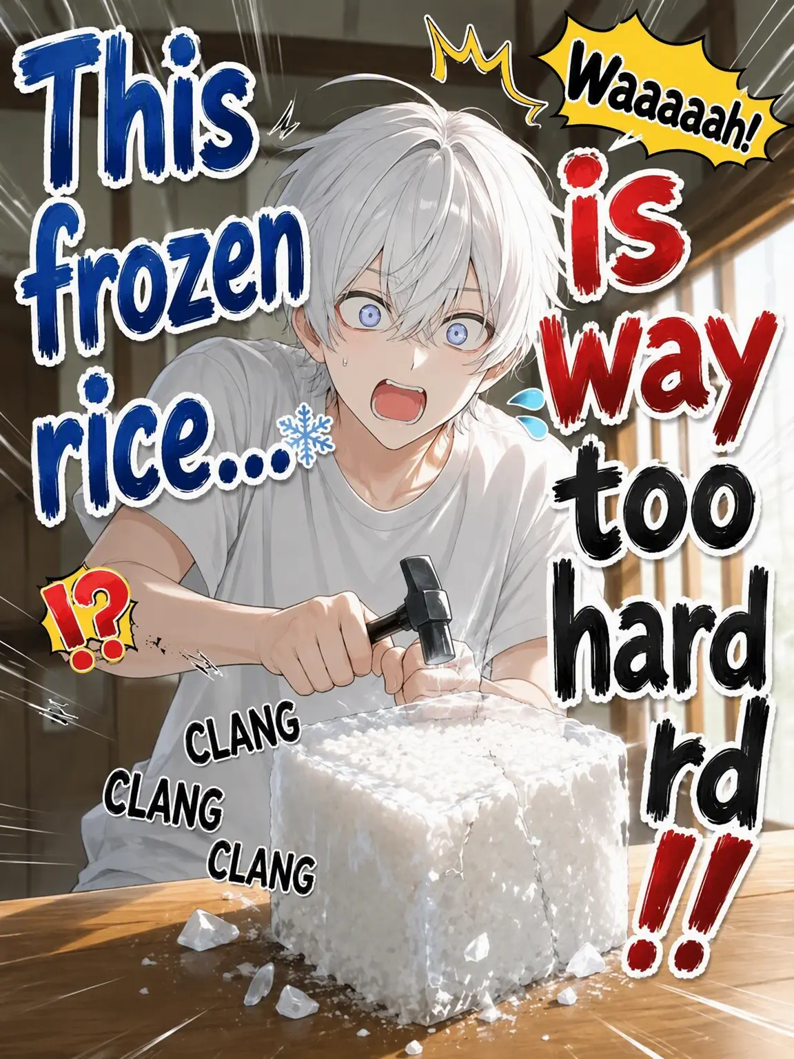 kitsunesan_176의 This Frozen Rice is Too Hard!!
