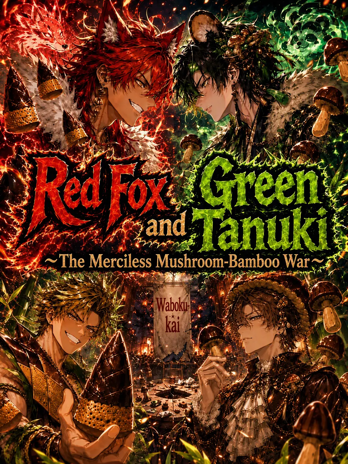 RUI0326의 Red Fox vs Green Tanuki: The Snack Wars
