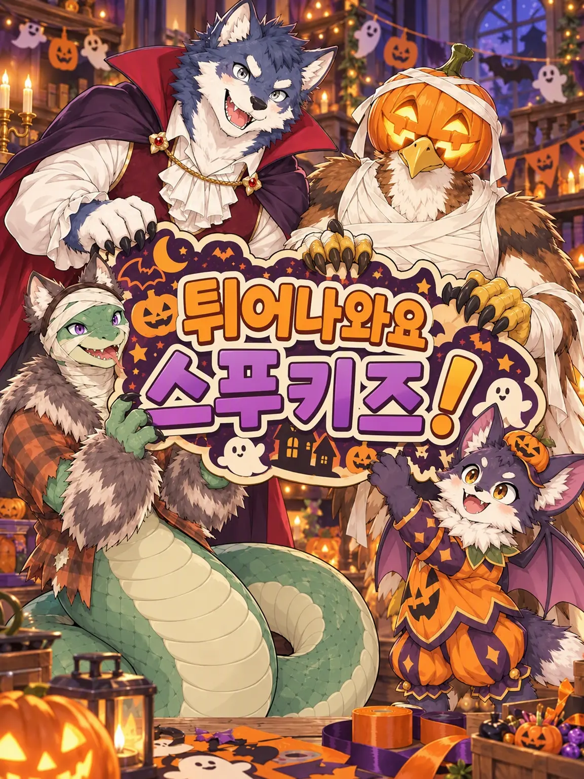 pndim의 튀어나와요 스푸키즈!