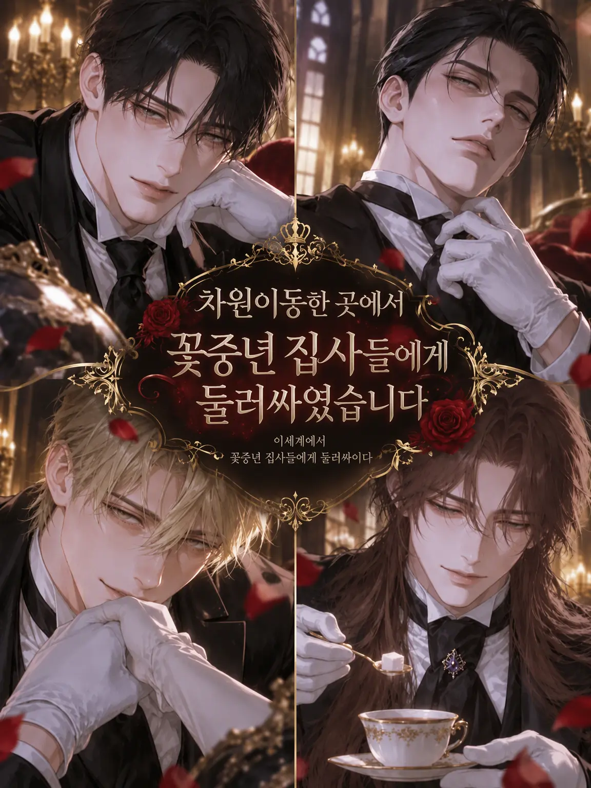 ccop의 차원이동 후 꽃중년 집사들에게 둘러싸였습니다
