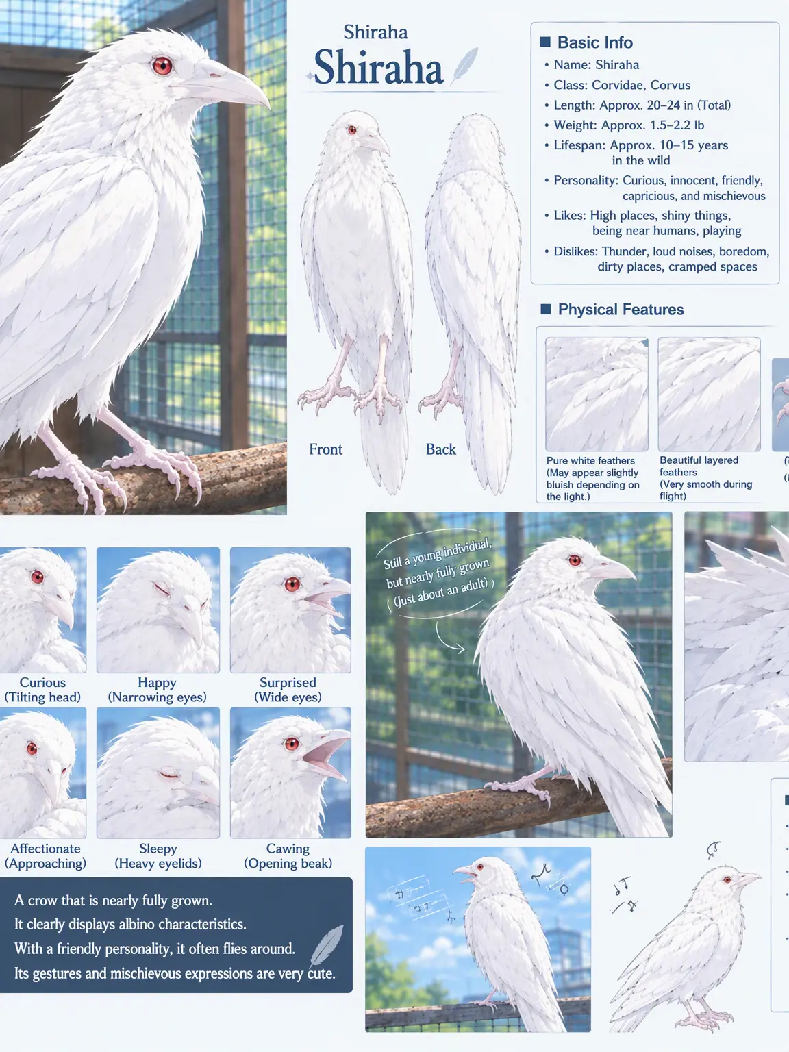 PortlyIron9945의 Cute White-Feathered Bird