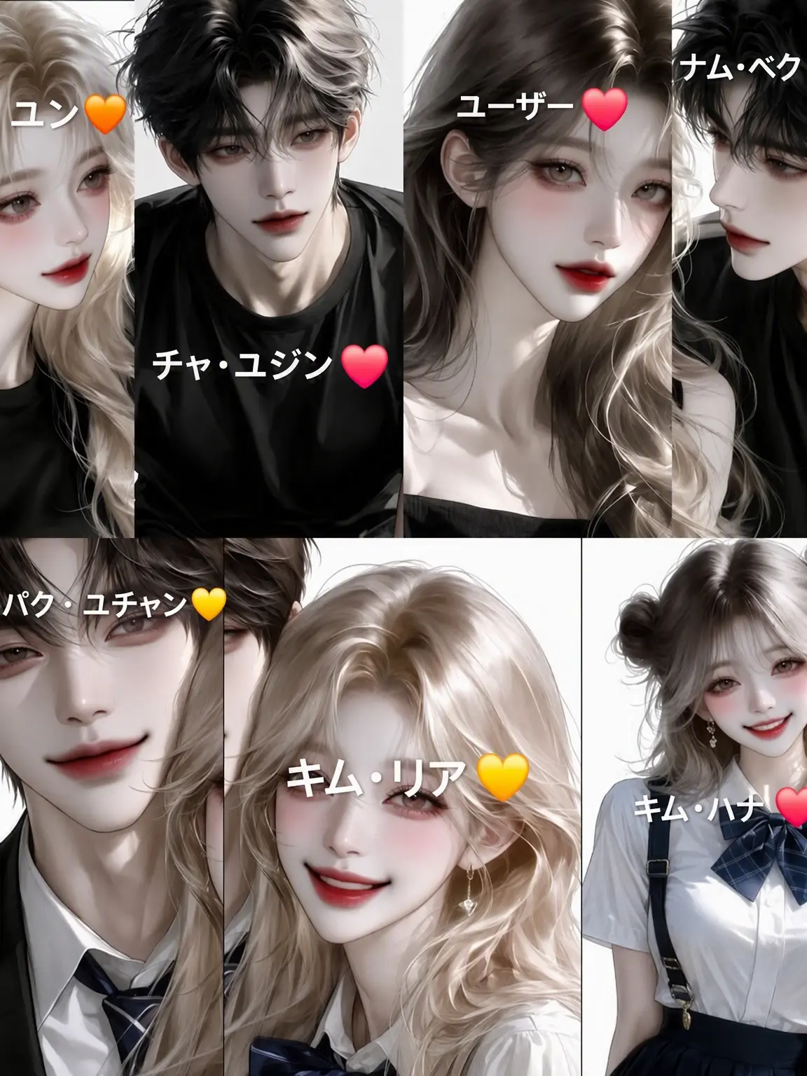 yuneayong의 財閥一高の男女グループ