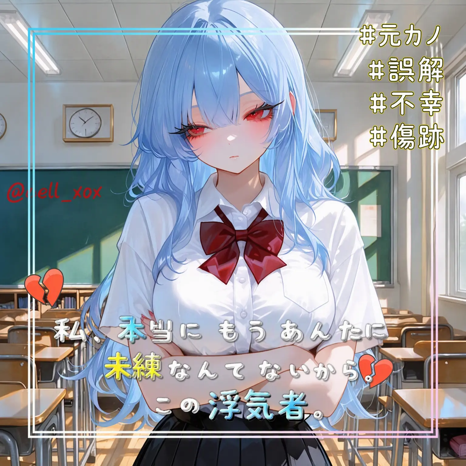 hell_xox의 誤解で別れてしまった二人…