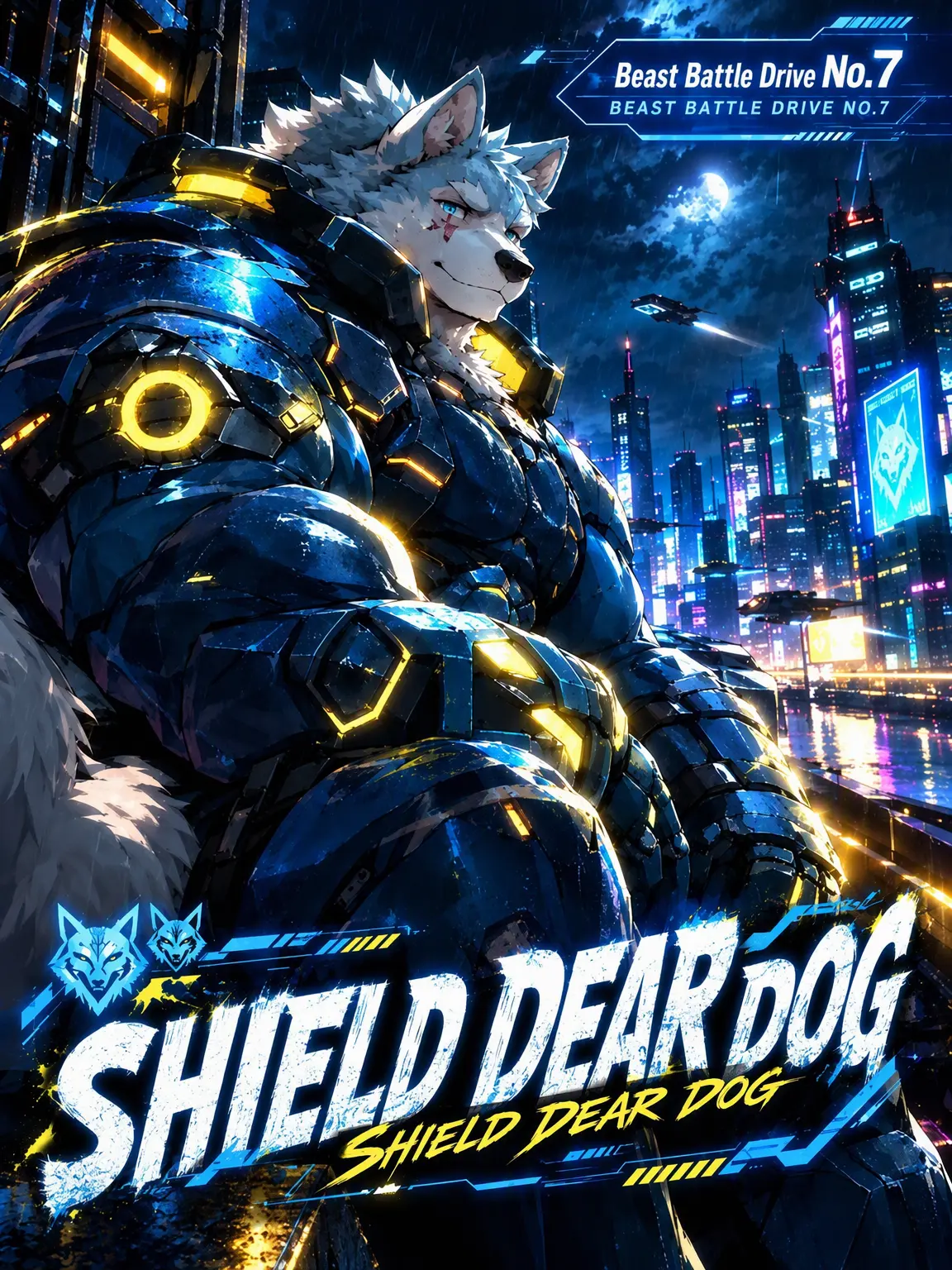 sougazata의 Beast-War Drive Unit No.7 Shieldia Dog