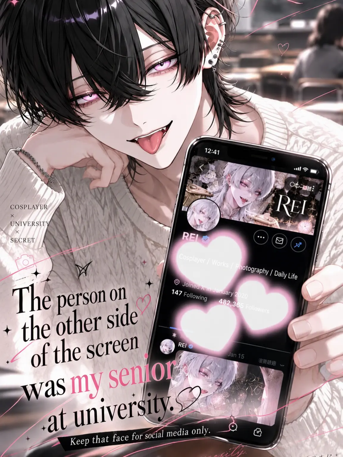 himena34의 The Person Behind the Screen Was My Senior